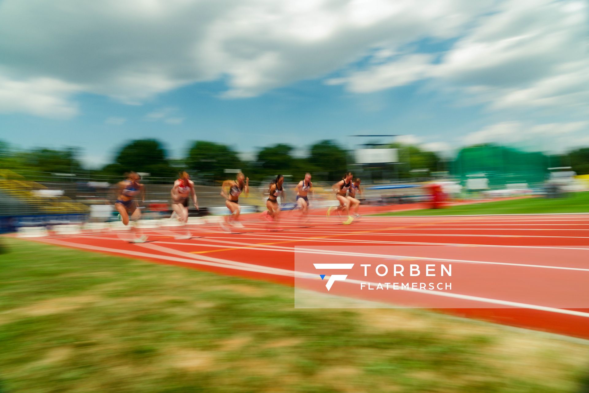 waehrend der U16-/U23-DM am 05.07.2025 im Donaustadion in Ulm