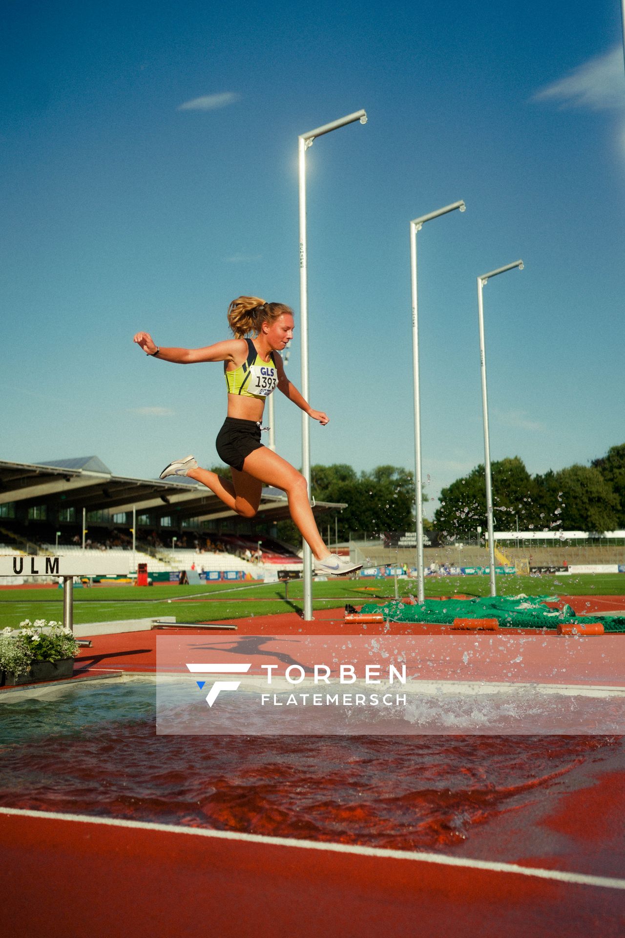 Annika Buser (KSG Gerlingen) waehrend der U16-/U23-DM am 05.07.2025 im Donaustadion in Ulm