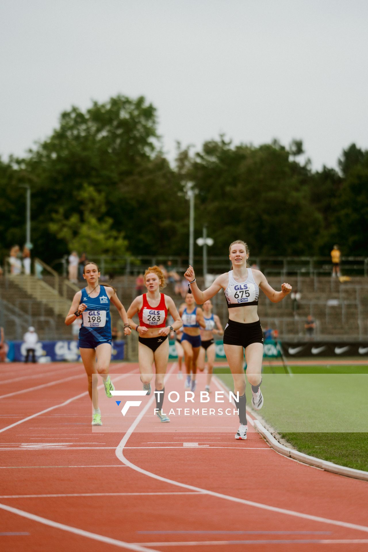 Valerie Fehlandt (LAV Zeven) waehrend der U16-/U23-DM am 06.07.2025 im Donaustadion in Ulm