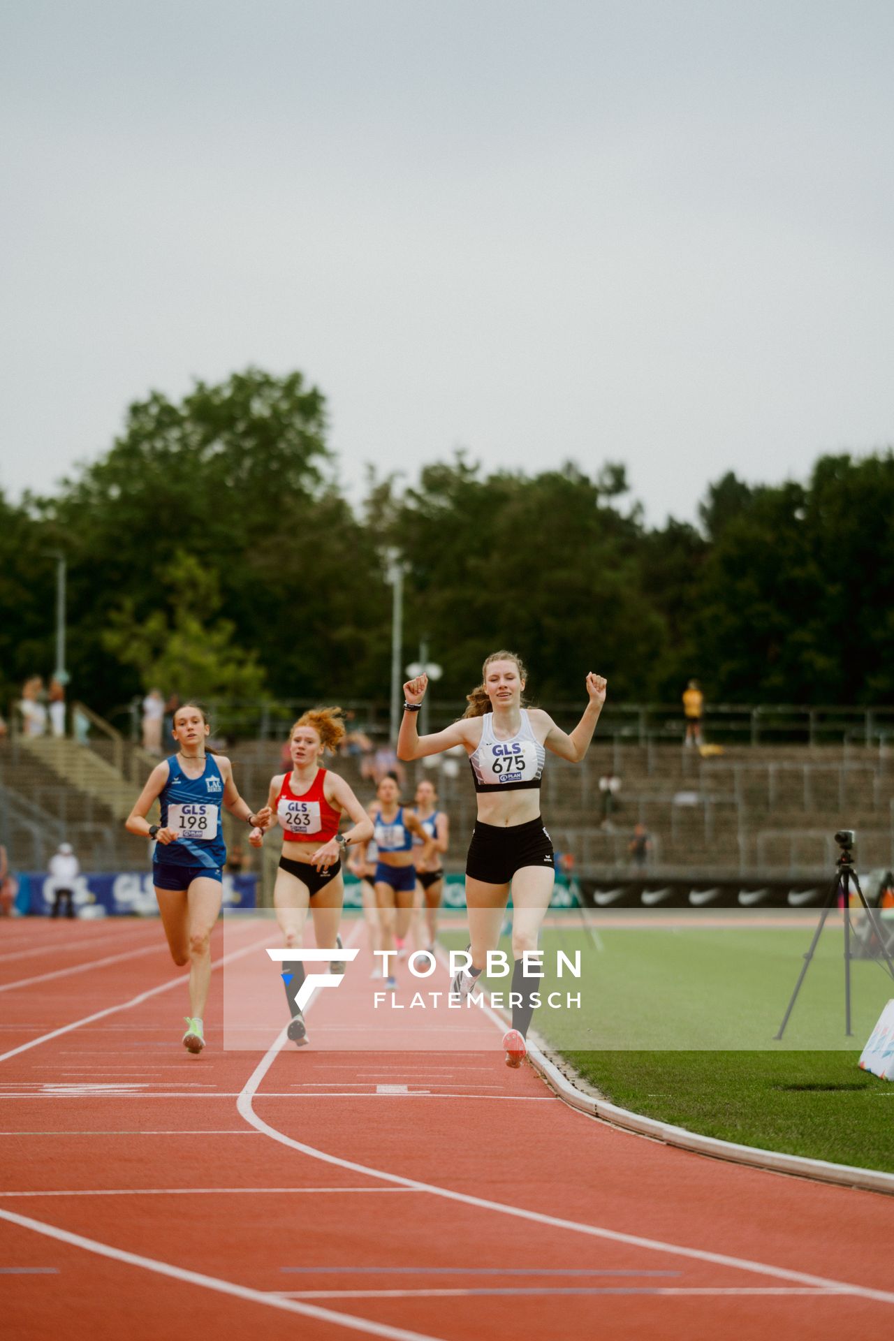 Valerie Fehlandt (LAV Zeven) waehrend der U16-/U23-DM am 06.07.2025 im Donaustadion in Ulm