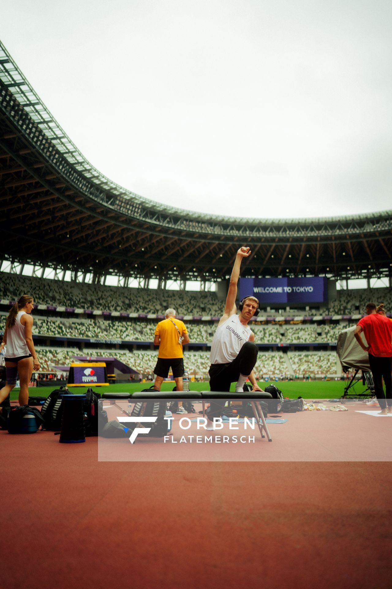 Manuel Sanders (Germany) during the World Athletics Championships on 12.09.2025 in Tokio