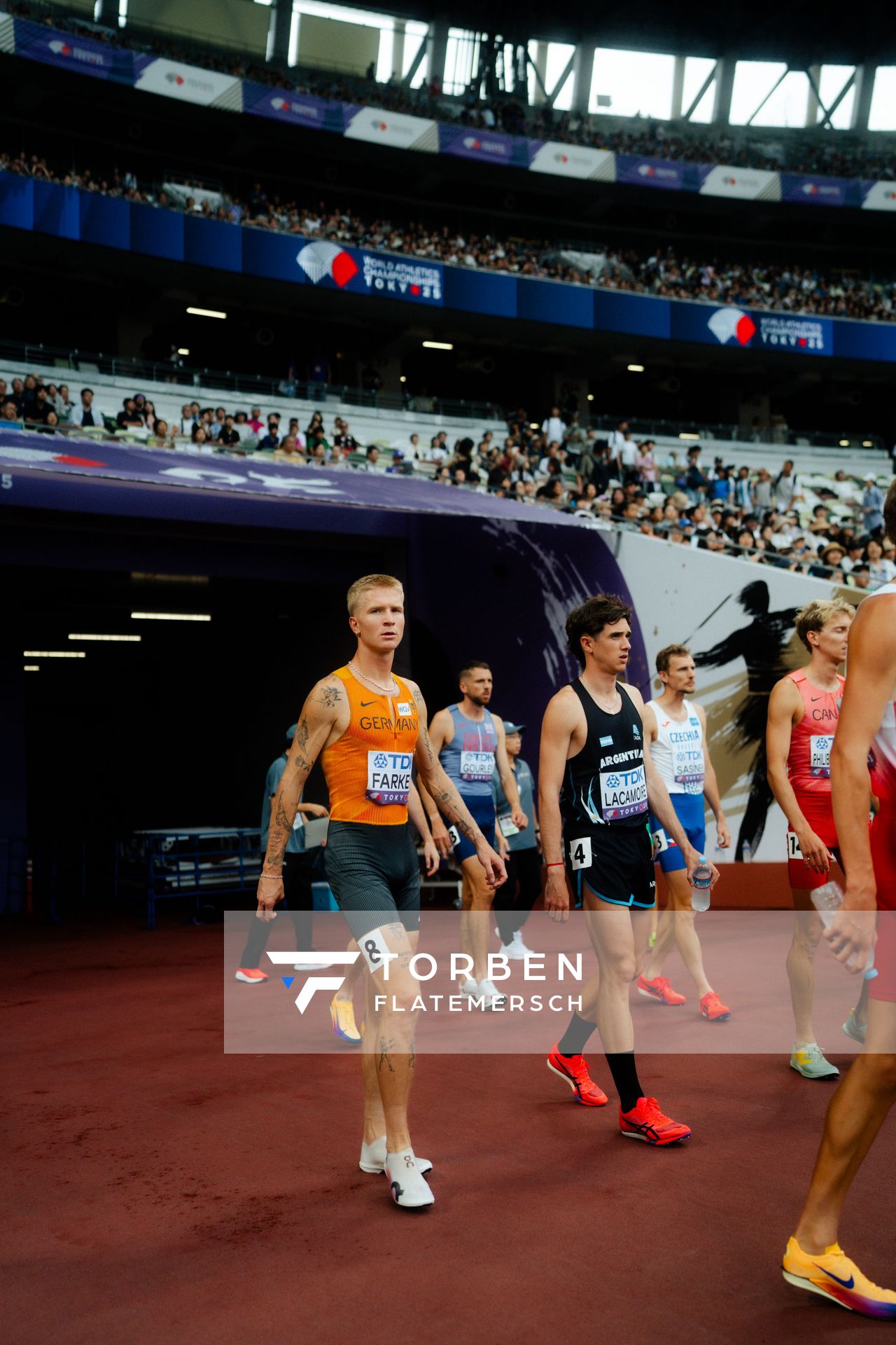 Robert Farken (GER) during the World Athletics Championships on 14.09.2025 in Tokyo.
