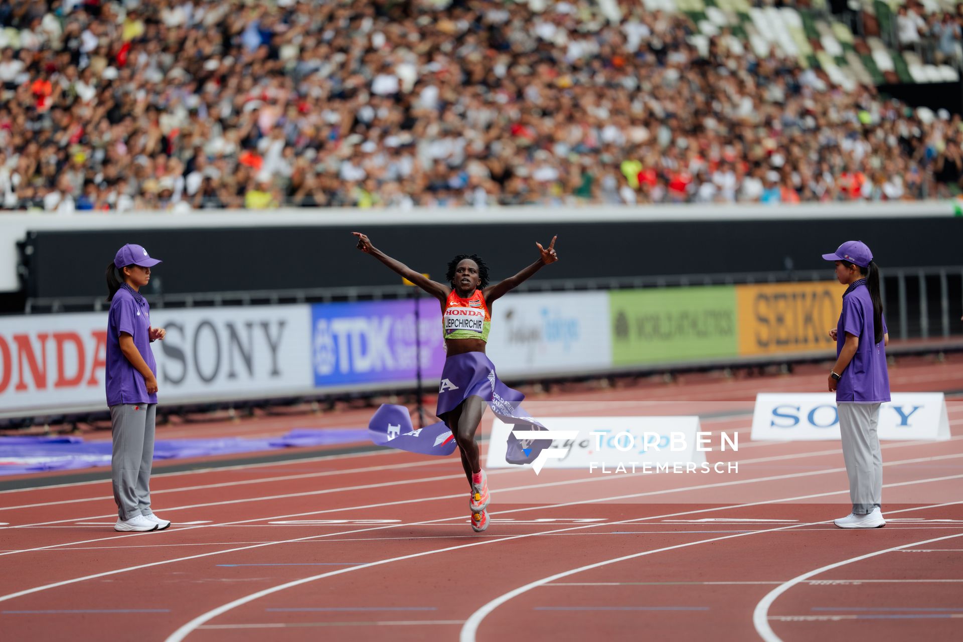 Peres Jepchirchir (KEN) during the World Athletics Championships on 14.09.2025 in Tokyo.