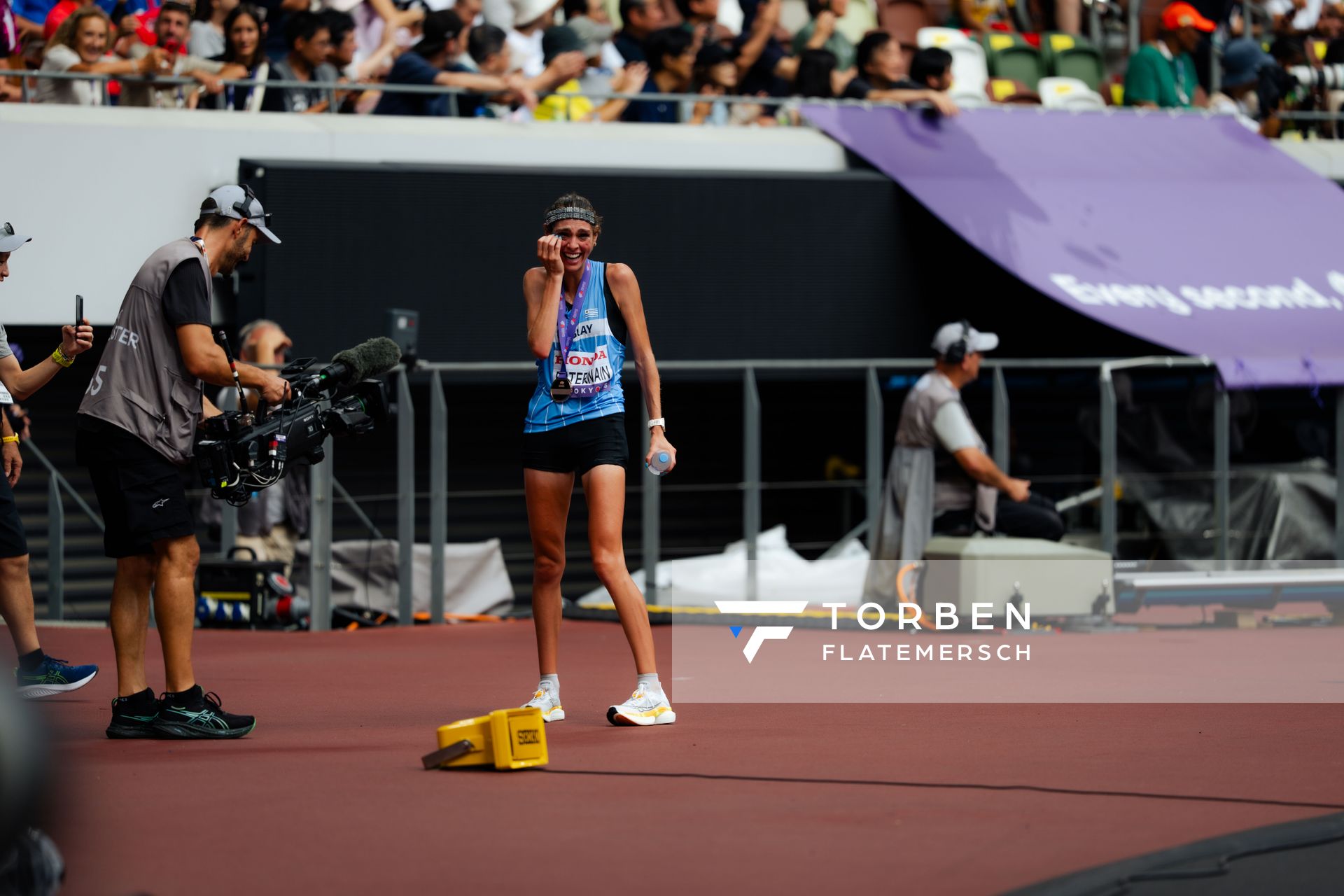 Julia Paternain (URU) during the World Athletics Championships on 14.09.2025 in Tokyo.