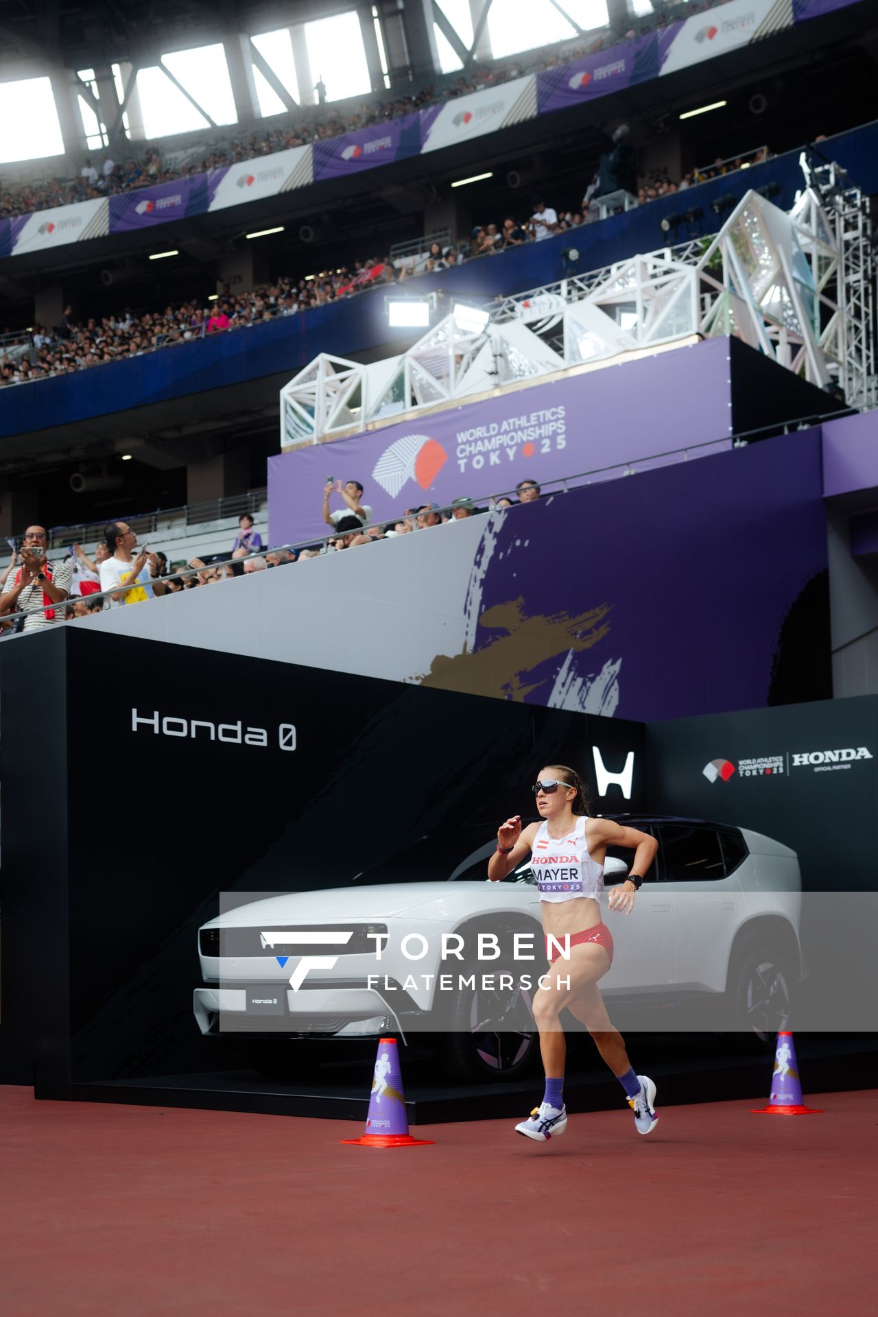 Julia Mayer (AUT) during the World Athletics Championships on 14.09.2025 in Tokyo.