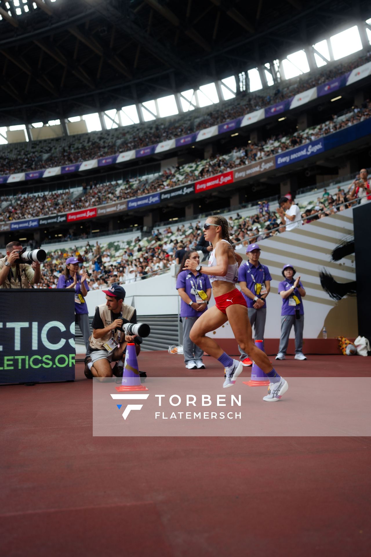Julia Mayer (AUT) during the World Athletics Championships on 14.09.2025 in Tokyo.