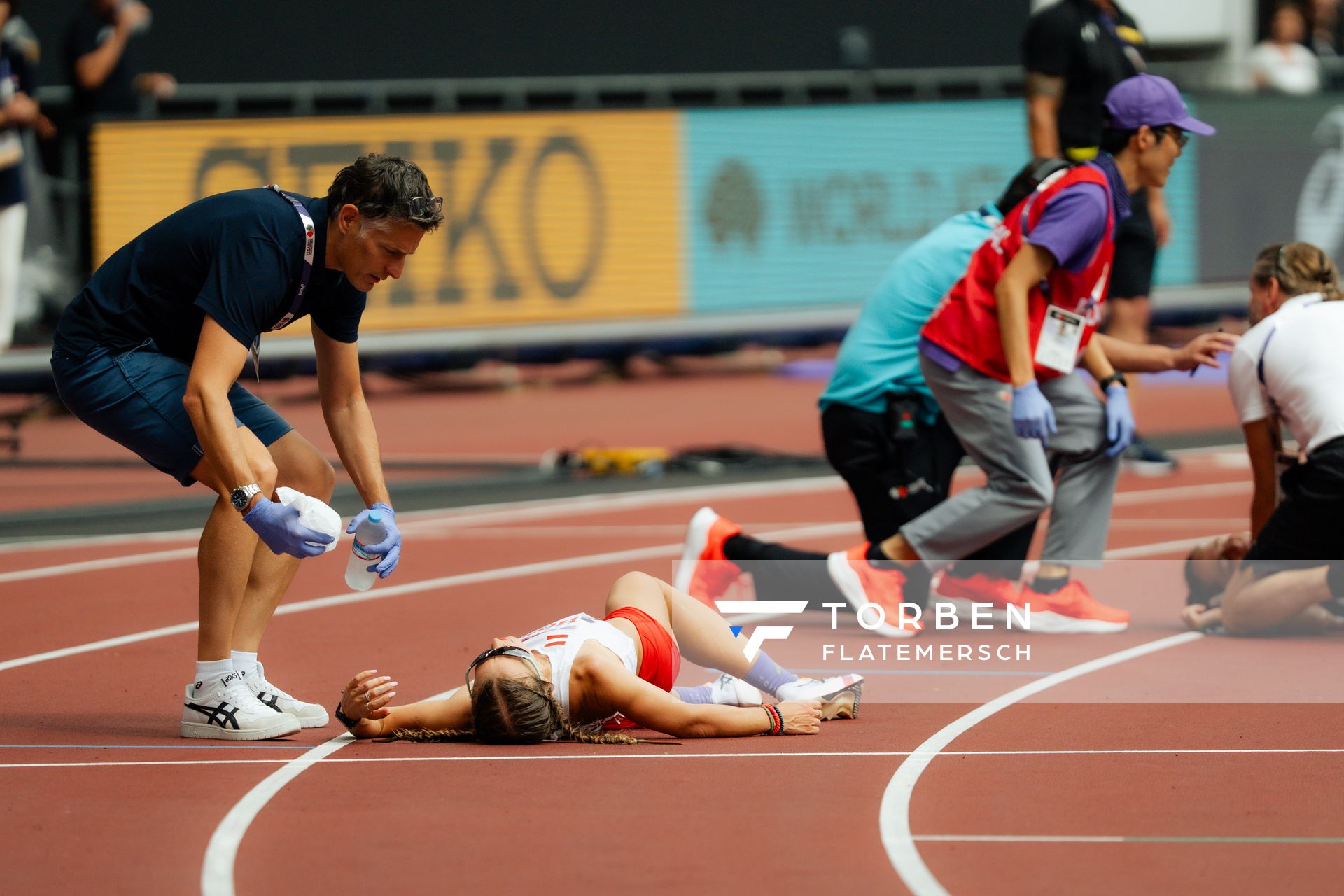 Julia Mayer (AUT) during the World Athletics Championships on 14.09.2025 in Tokyo.