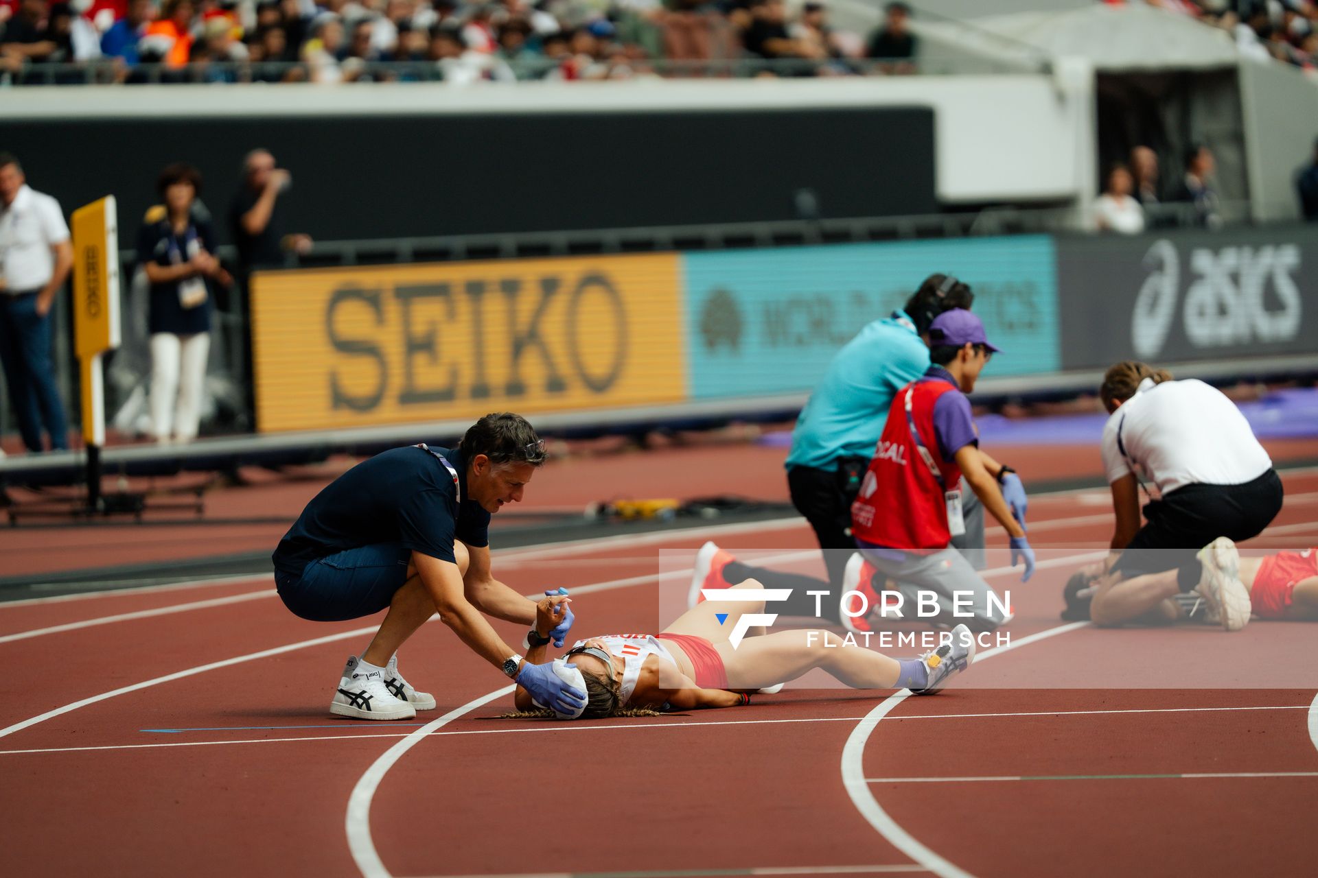 Julia Mayer (AUT) during the World Athletics Championships on 14.09.2025 in Tokyo.