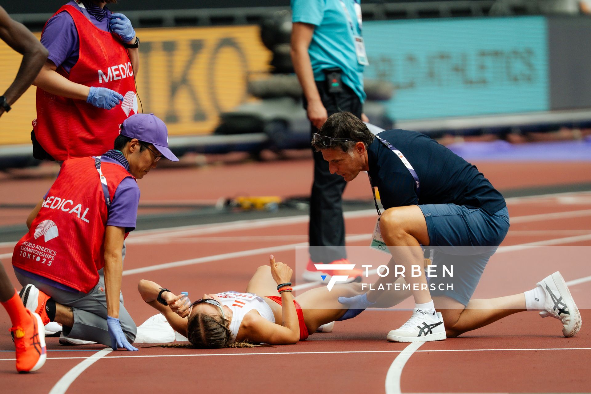 Julia Mayer (AUT) during the World Athletics Championships on 14.09.2025 in Tokyo.