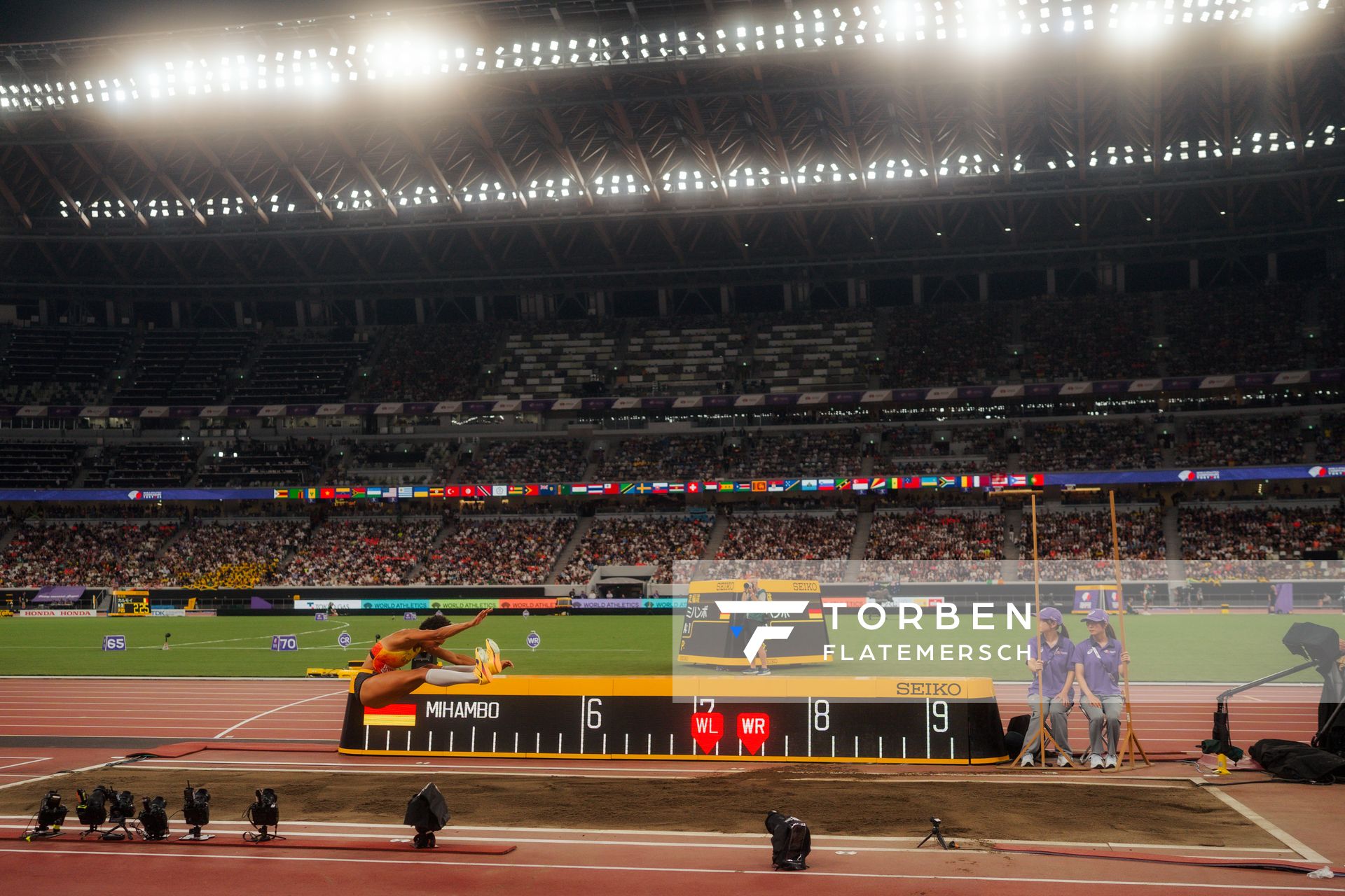 Malaika Mihambo (GER) during the World Athletics Championships on 14.09.2025 in Tokyo.