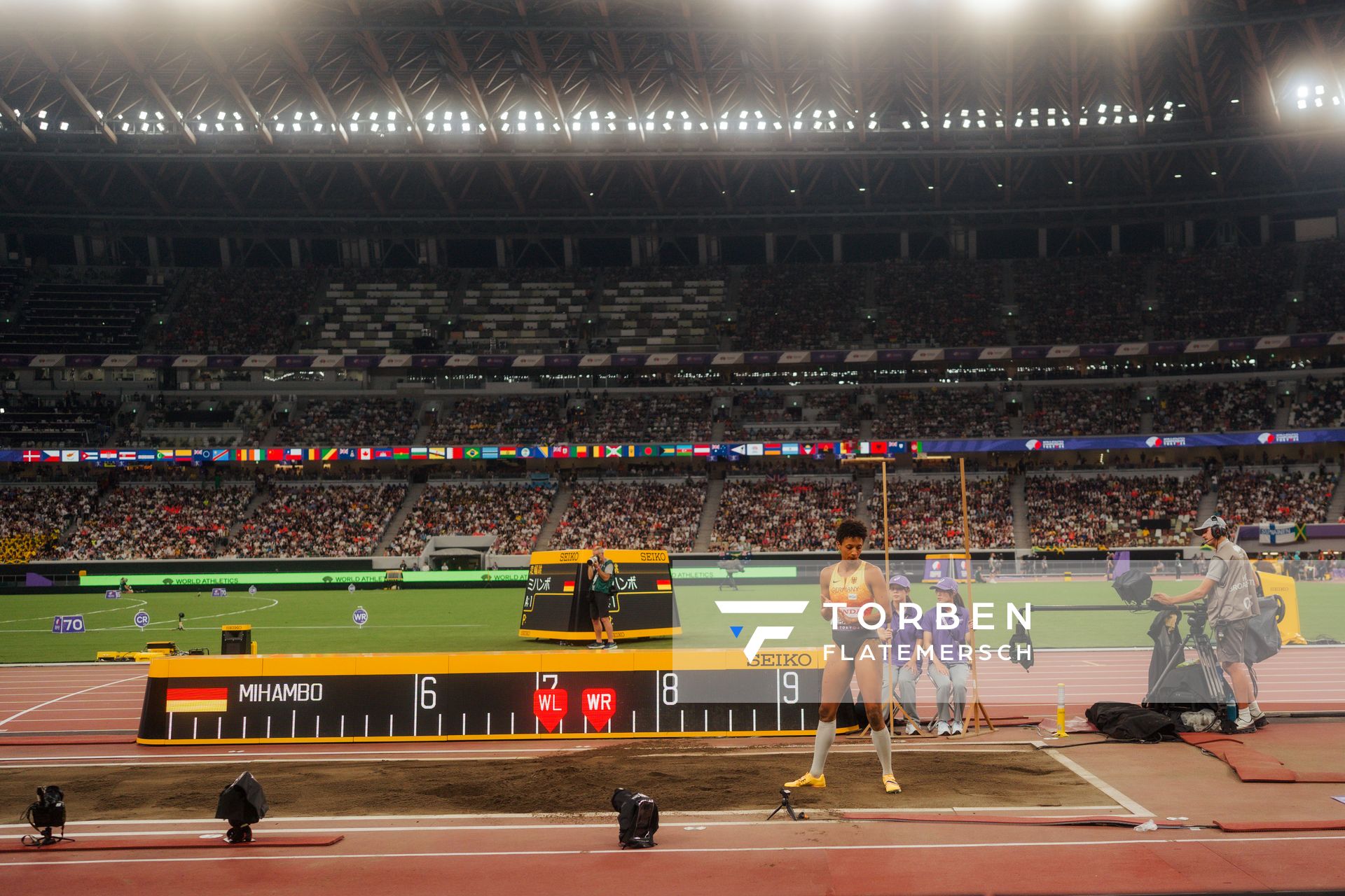 Malaika Mihambo (GER) during the World Athletics Championships on 14.09.2025 in Tokyo.