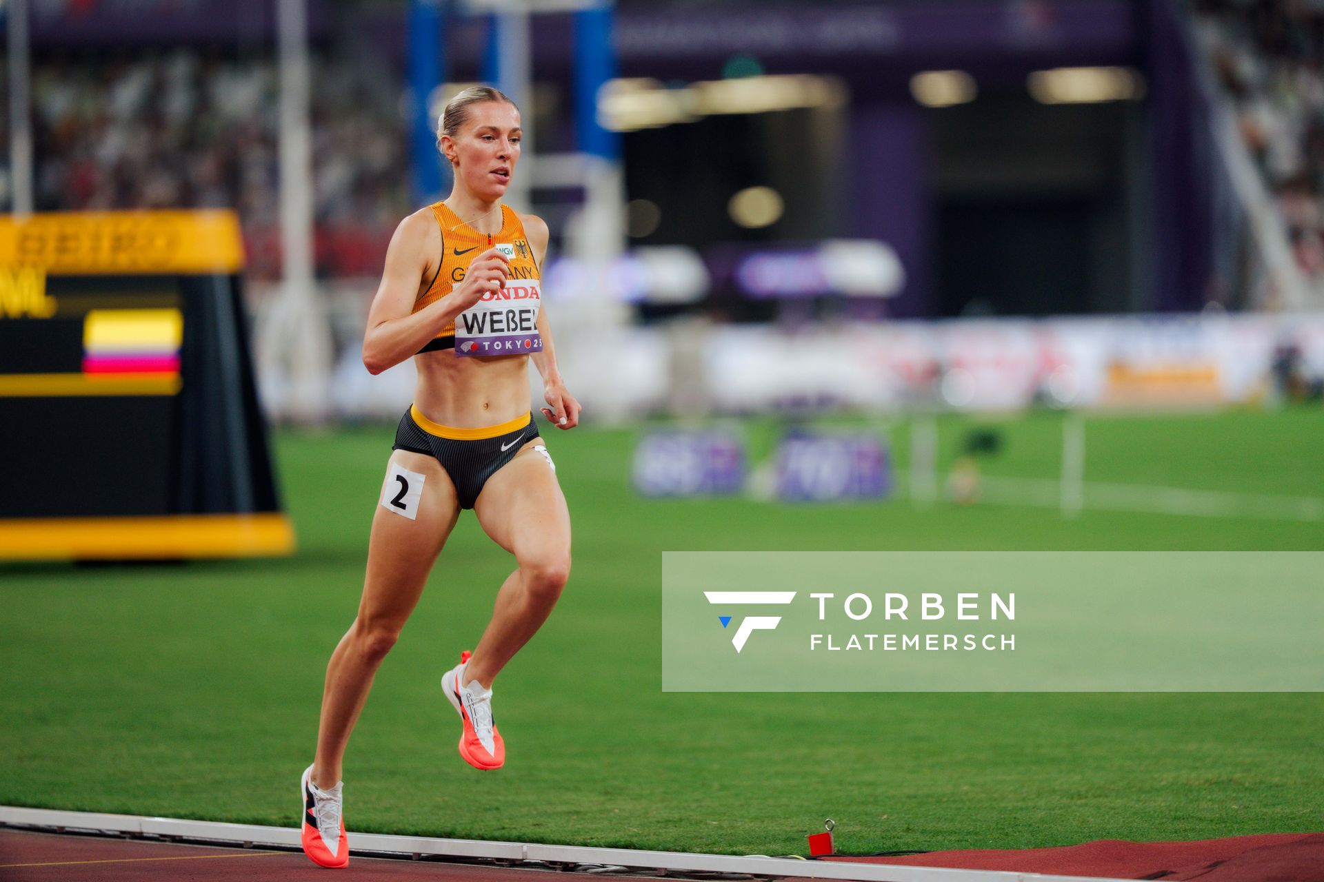 Nele Weßel (GER) during the World Athletics Championships on 14.09.2025 in Tokyo.