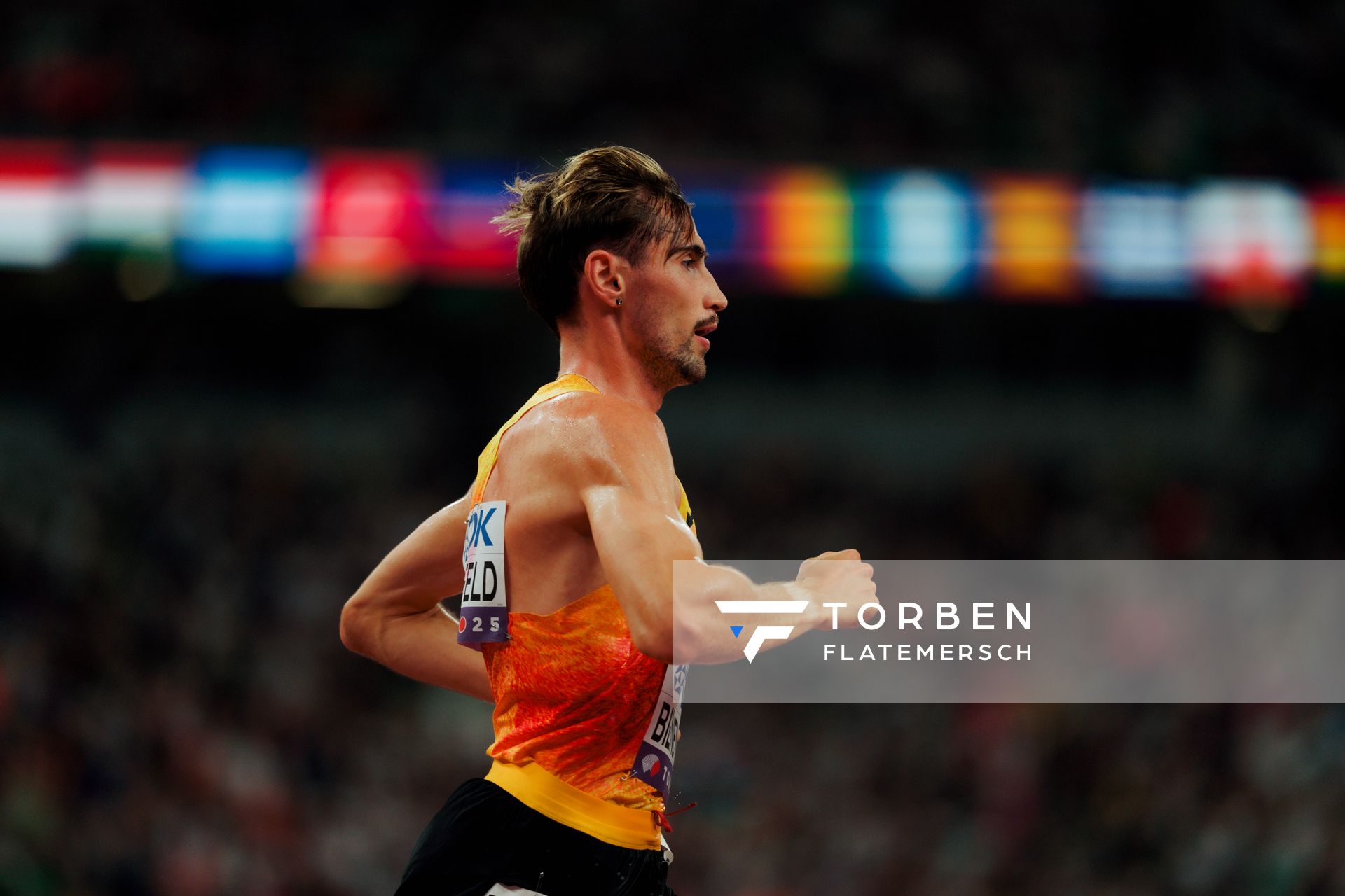 Men’s 10000m with Davor Aaron Bienenfeld (GER) during the World Athletics Championships on 14.09.2025 in Tokyo.