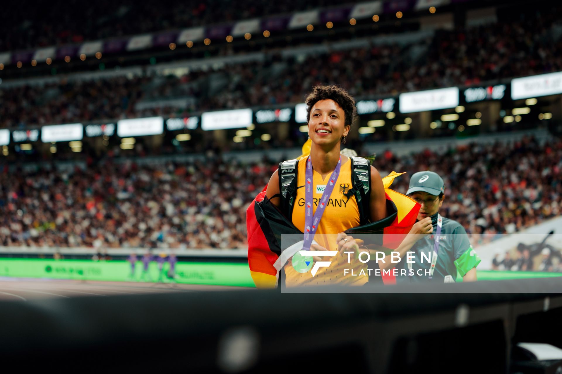 Malaika Mihambo (GER) during the World Athletics Championships on 14.09.2025 in Tokyo.