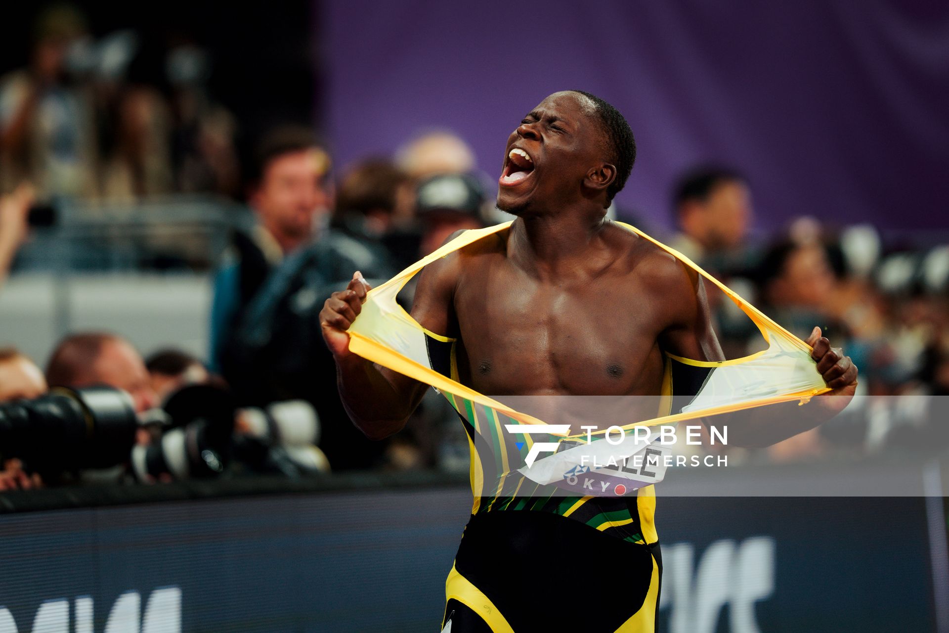 Oblique Seville (JAM) during the World Athletics Championships on 14.09.2025 in Tokyo.