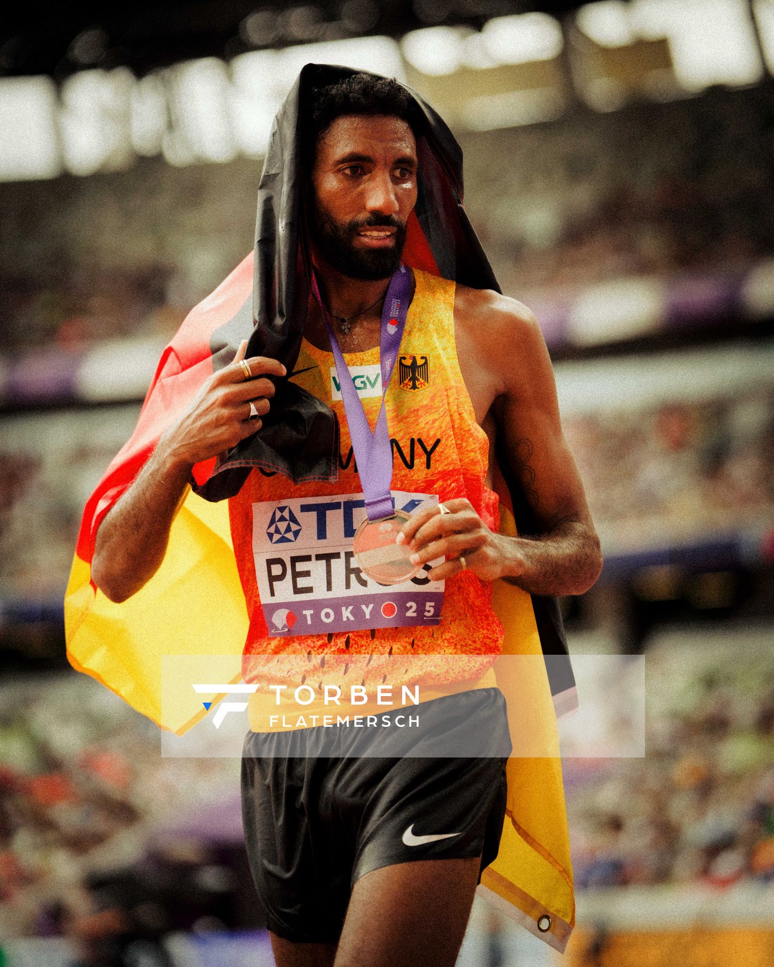 Alphonce Felix Simbu (TAN), Amanal Petros (GER) during the World Athletics Championships on 15.09.2025 in Tokyo.