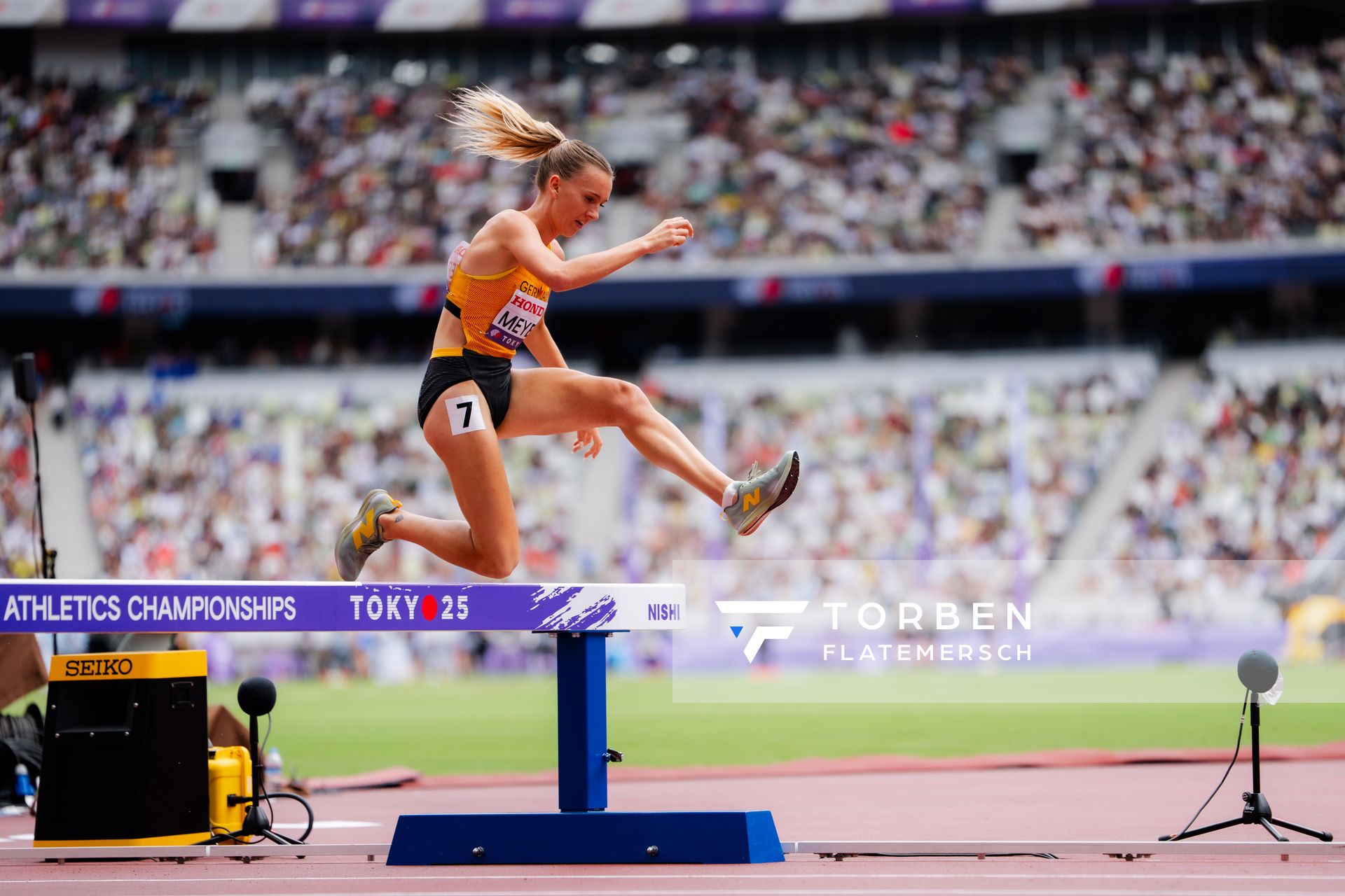 Lea Meyer (GER) during the World Athletics Championships on 15.09.2025 in Tokyo.
