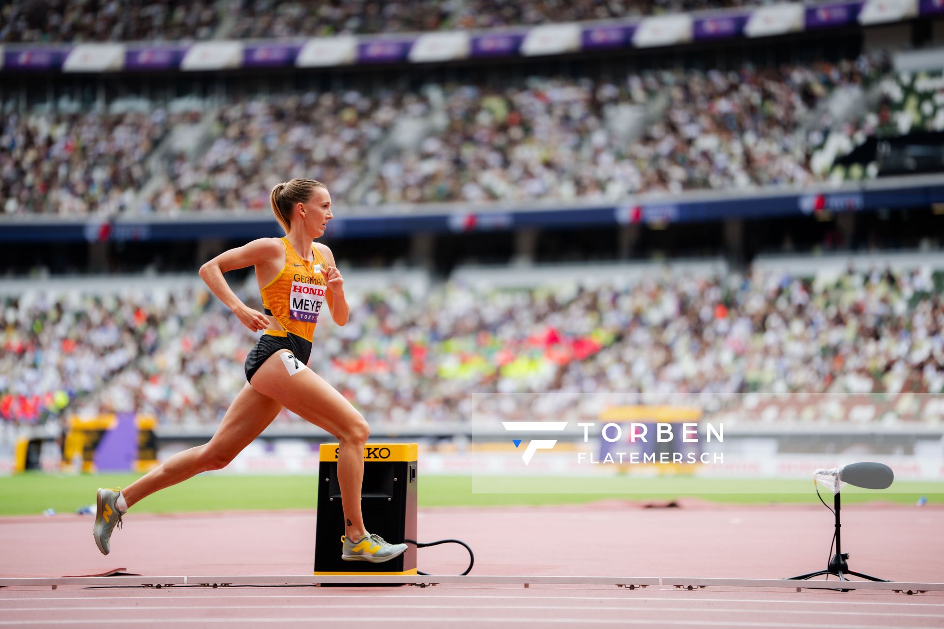 Lea Meyer (GER) during the World Athletics Championships on 15.09.2025 in Tokyo.