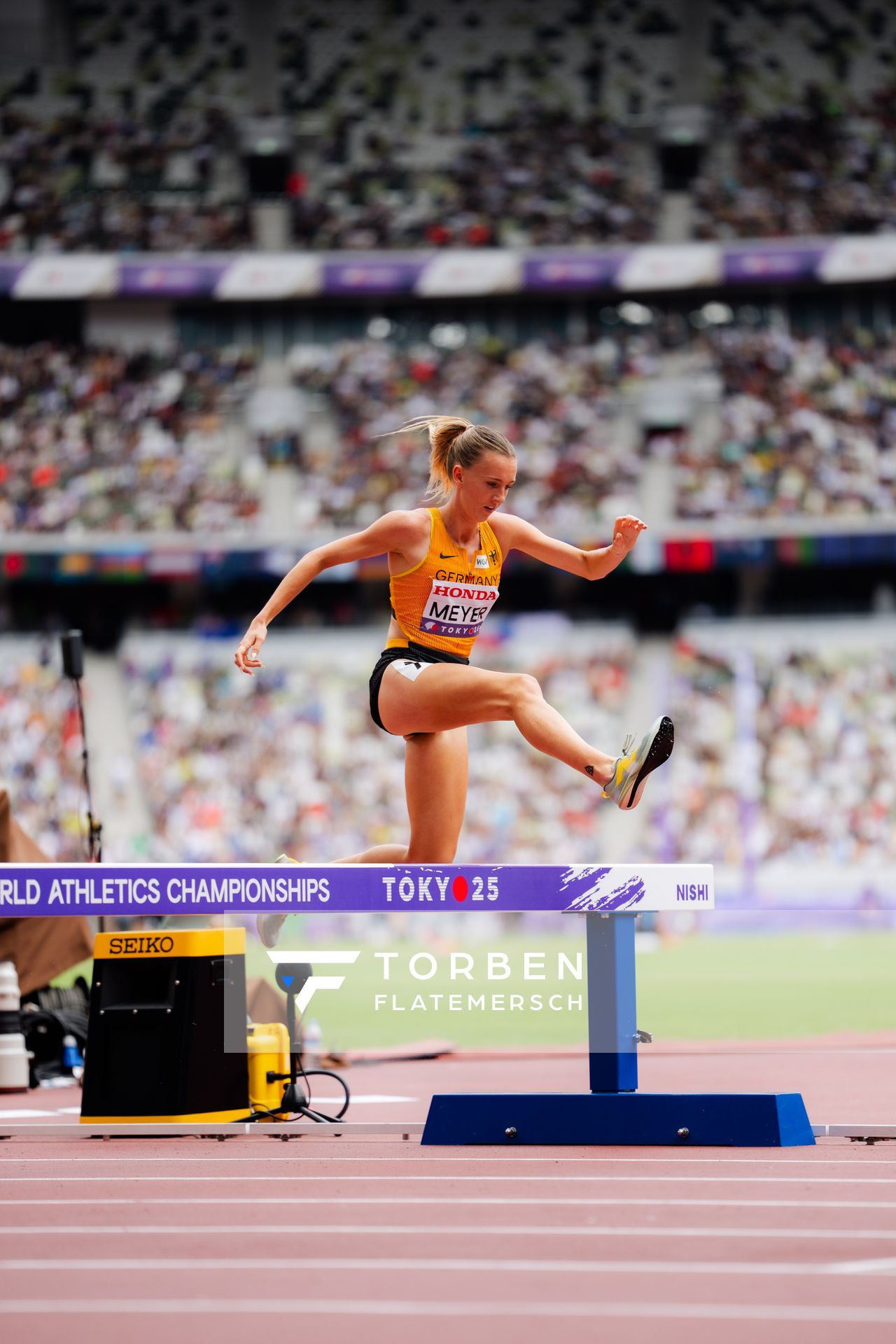 Lea Meyer (GER) during the World Athletics Championships on 15.09.2025 in Tokyo.