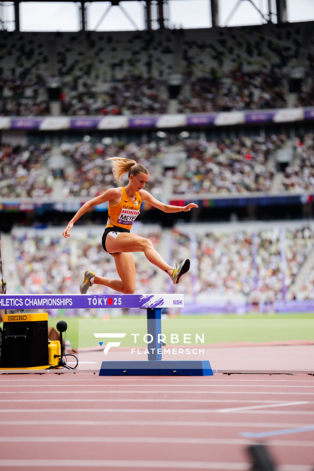 Lea Meyer (GER) during the World Athletics Championships on 15.09.2025 in Tokyo.