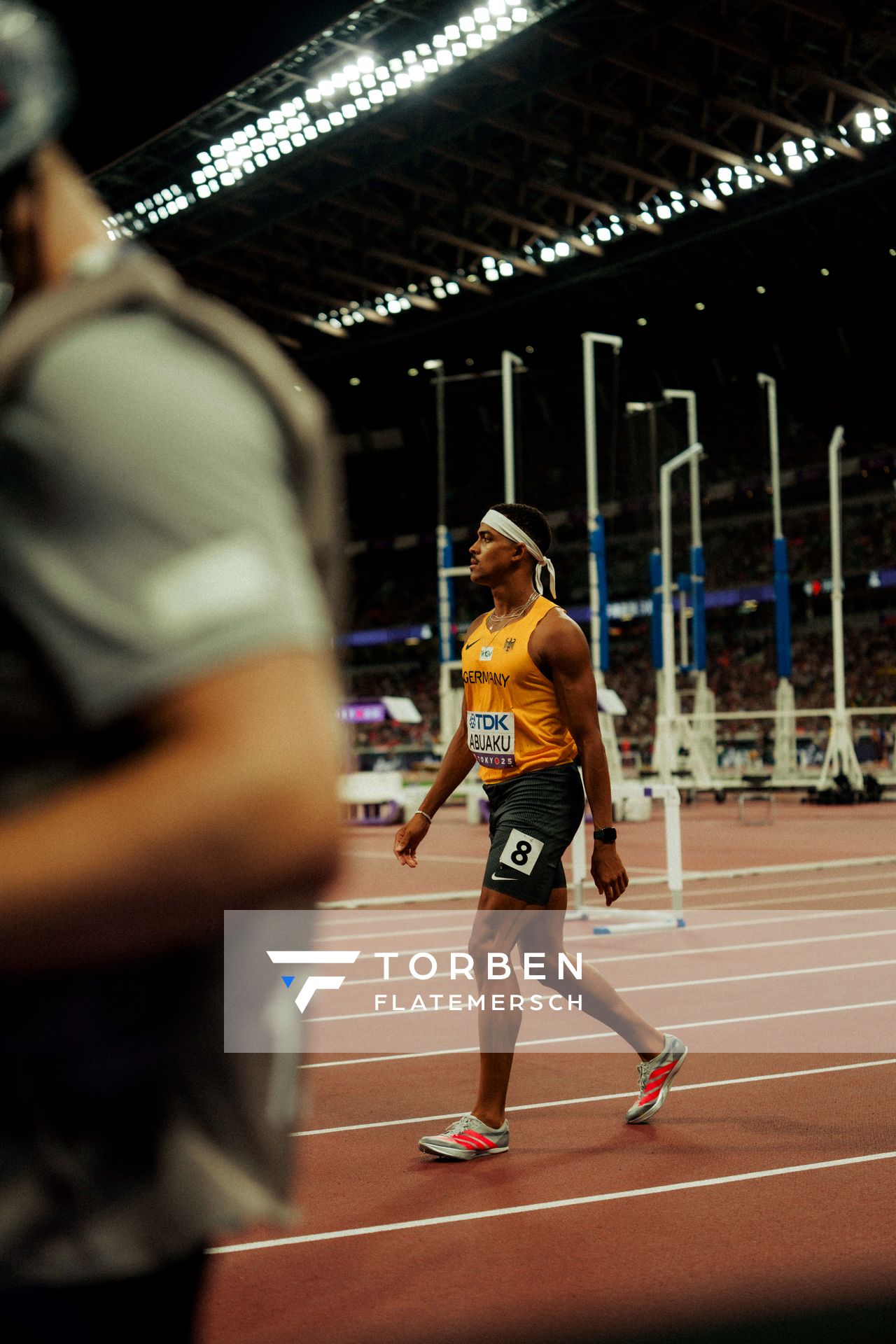 Joshua Abuaku (GER) during the World Athletics Championships on 15.09.2025 in Tokyo.