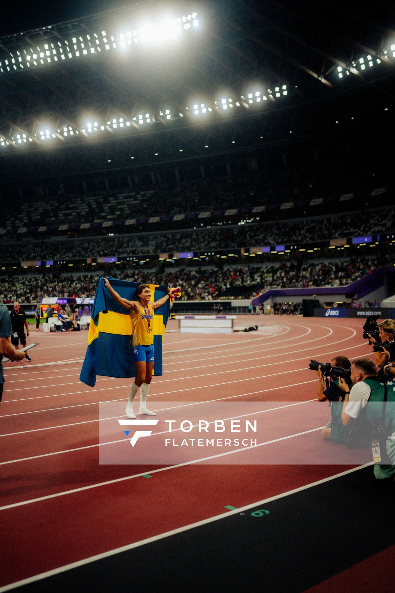 Armand Duplantis (SWE) during the World Athletics Championships on 15.09.2025 in Tokyo.
