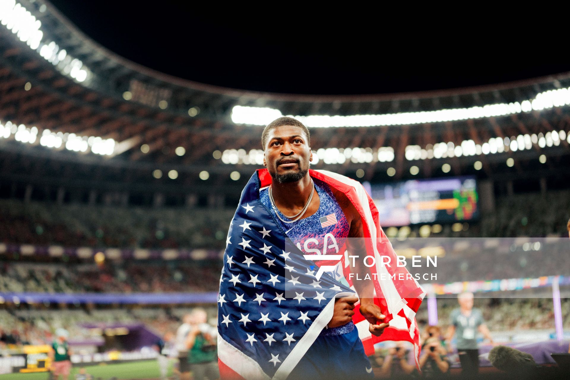 Cordell Tinch (USA) during the World Athletics Championships on 16.09.2025 in Tokyo.