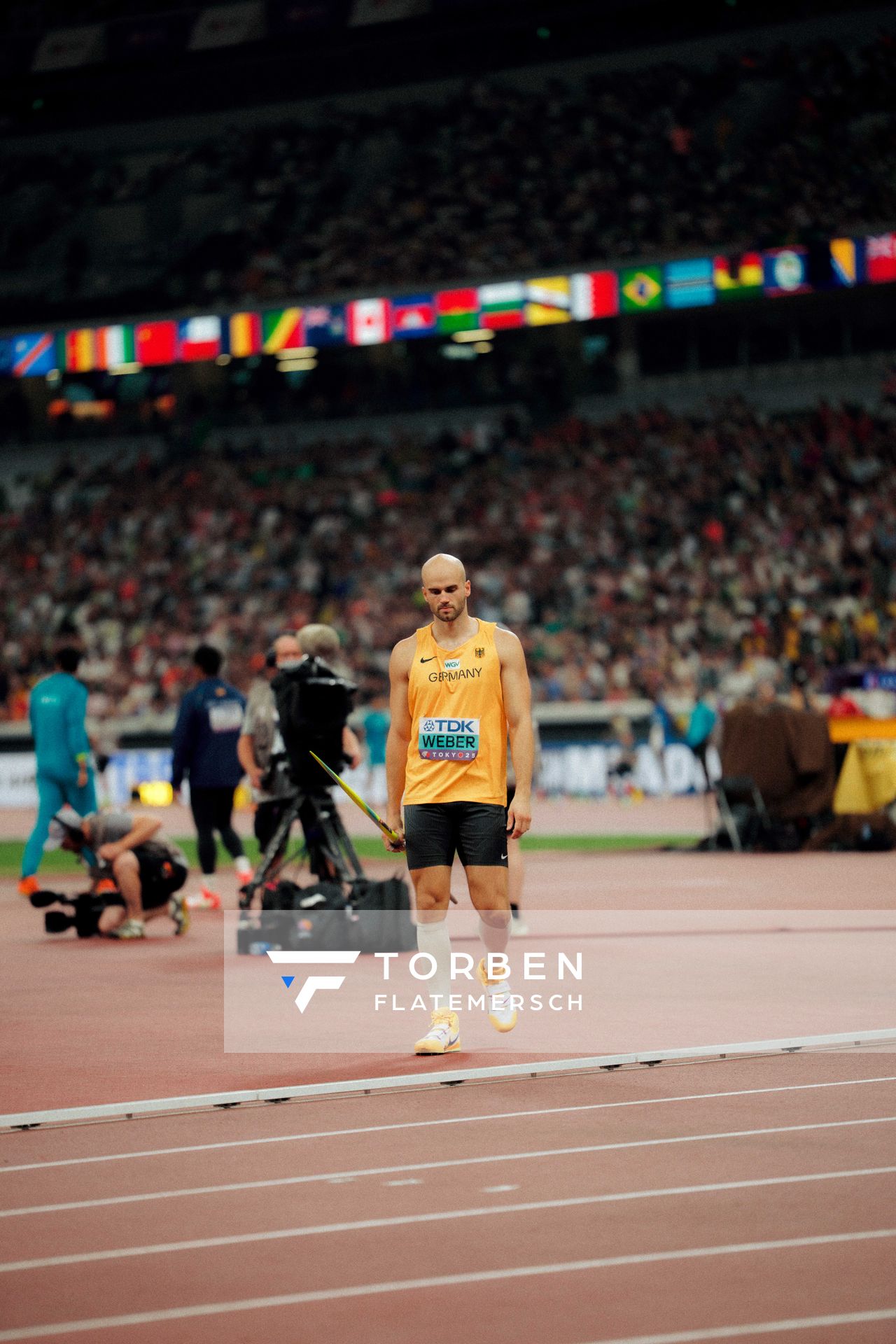 Julian Weber (GER) during the World Athletics Championships on 17.09.2025 in Tokyo.