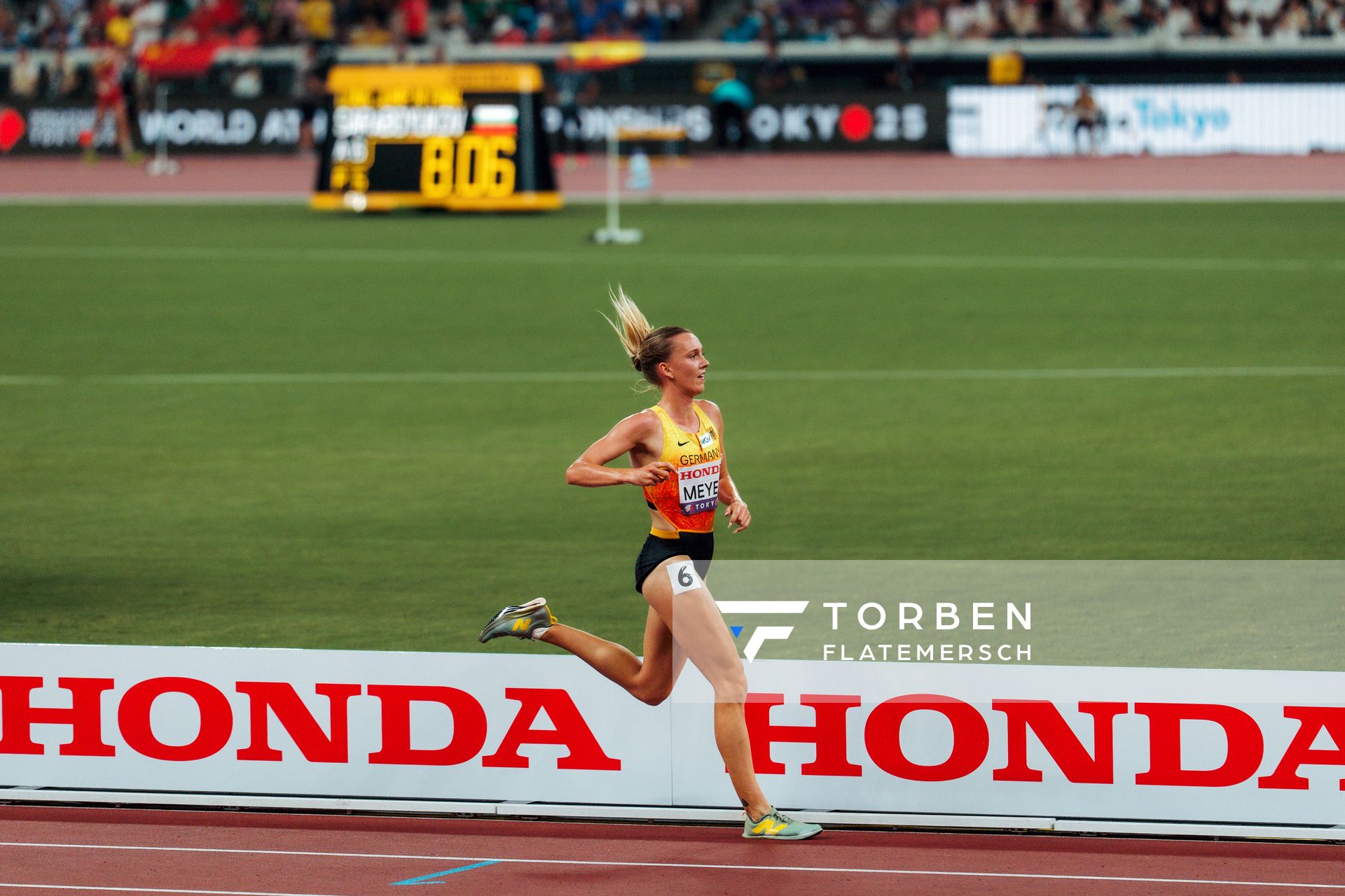 Lea Meyer (GER) during the World Athletics Championships on 17.09.2025 in Tokyo.