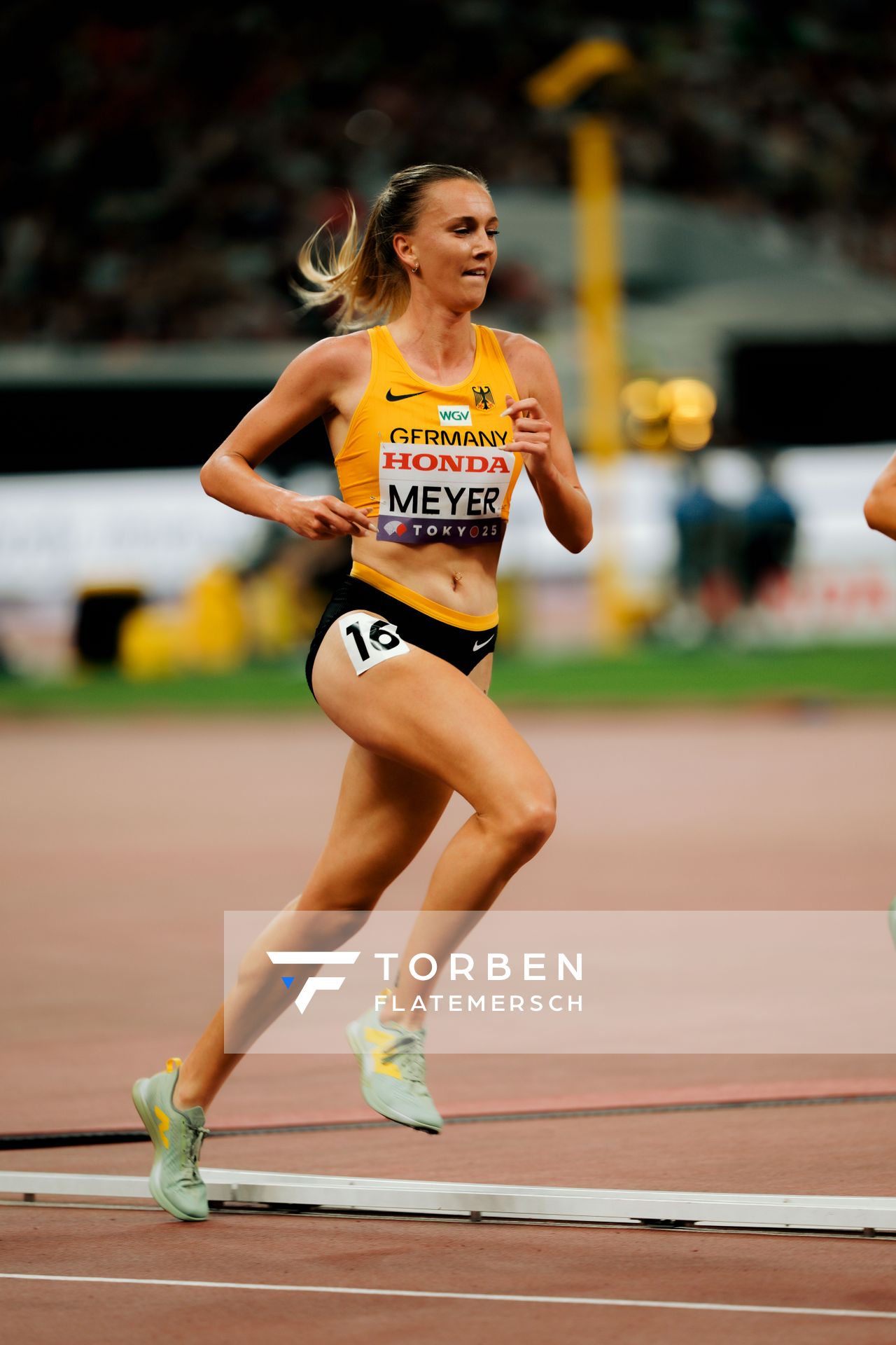 Lea Meyer (GER) during the World Athletics Championships on 18.09.2025 in Tokyo.