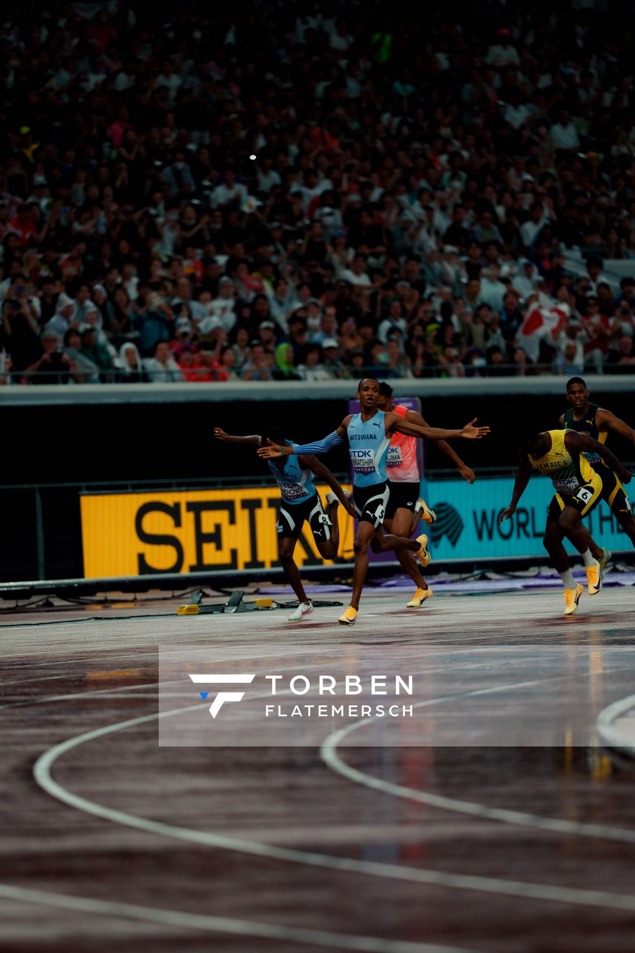 Busang Collen Kebinatshipi (BOT) during the World Athletics Championships on 18.09.2025 in Tokyo.
