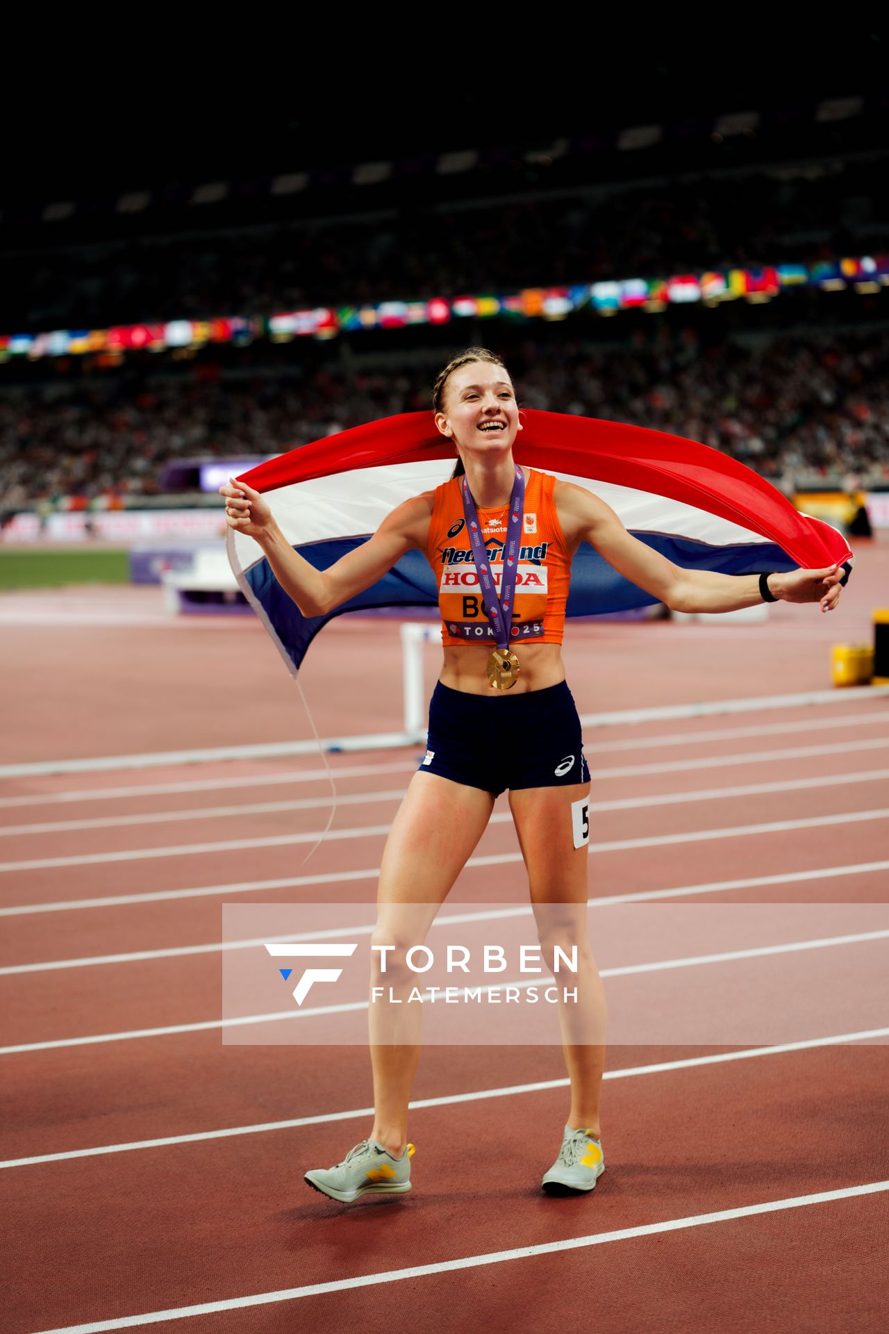 Femke Bol (NED) during the World Athletics Championships on 19.09.2025 in Tokyo.