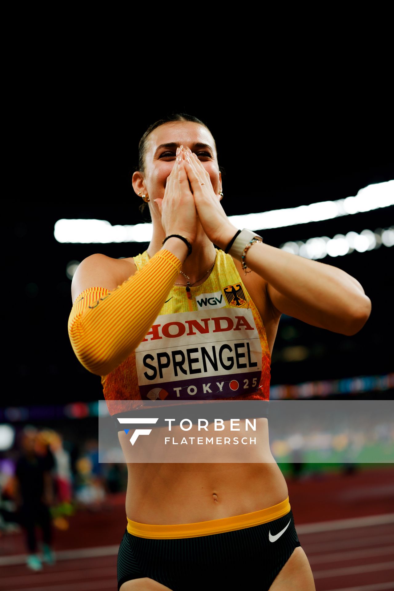 Sandrina Sprengel (GER) during the World Athletics Championships on 20.09.2025 in Tokyo.
