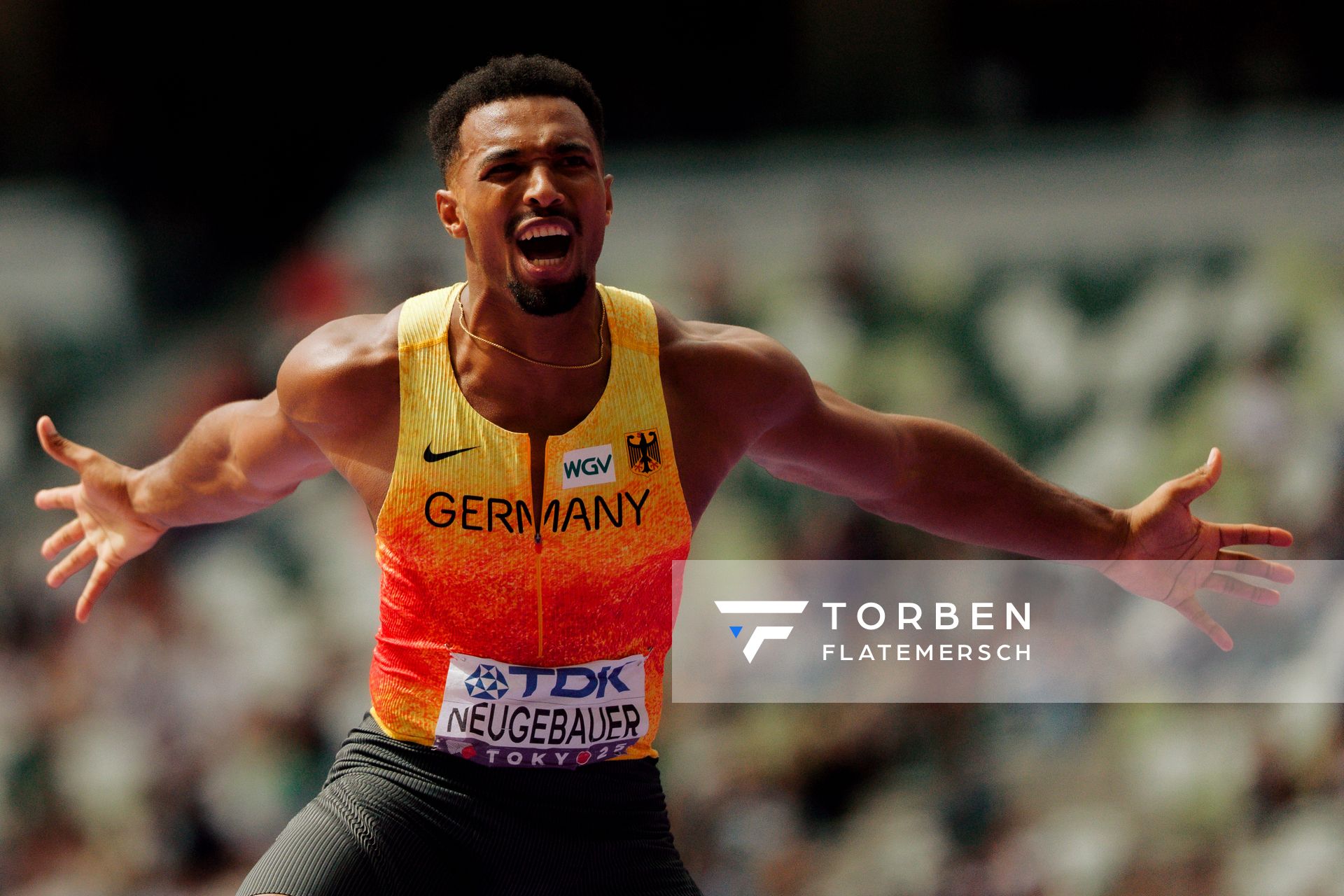 Leo Neugebauer (GER) during the World Athletics Championships on 21.09.2025 in Tokyo.
