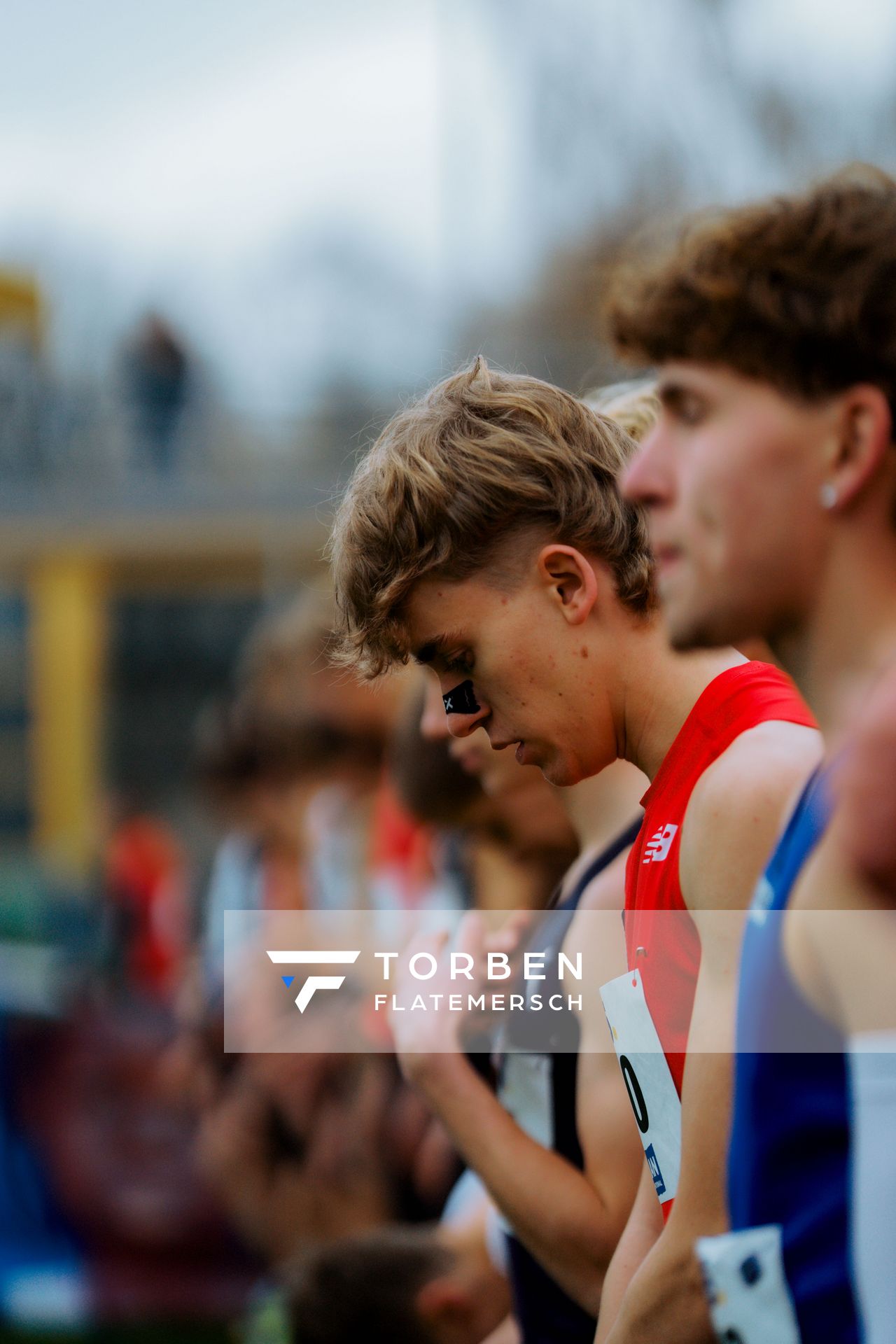 Christopher Dahlmeyer (TSV Bayer 04 Leverkusen) im Lauf L04 - Männliche Jugend U20 bei den Deutschen Meisterschaften im Crosslauf auf dem Sportgelände Bürgerpark Nord am 29.11.2025 in Darmstadt
