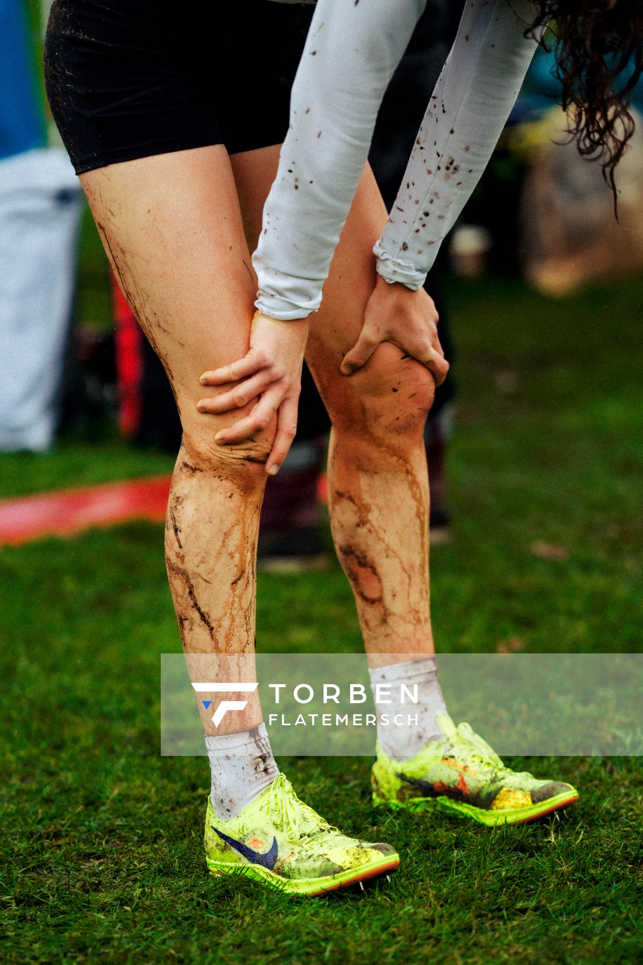 Alina Reh (SSV Ulm 1846) im Lauf L09 - Frauen, U23 Langstrecke bei den Deutschen Meisterschaften im Crosslauf auf dem Sportgelände Bürgerpark Nord am 30.11.2025 in Darmstadt