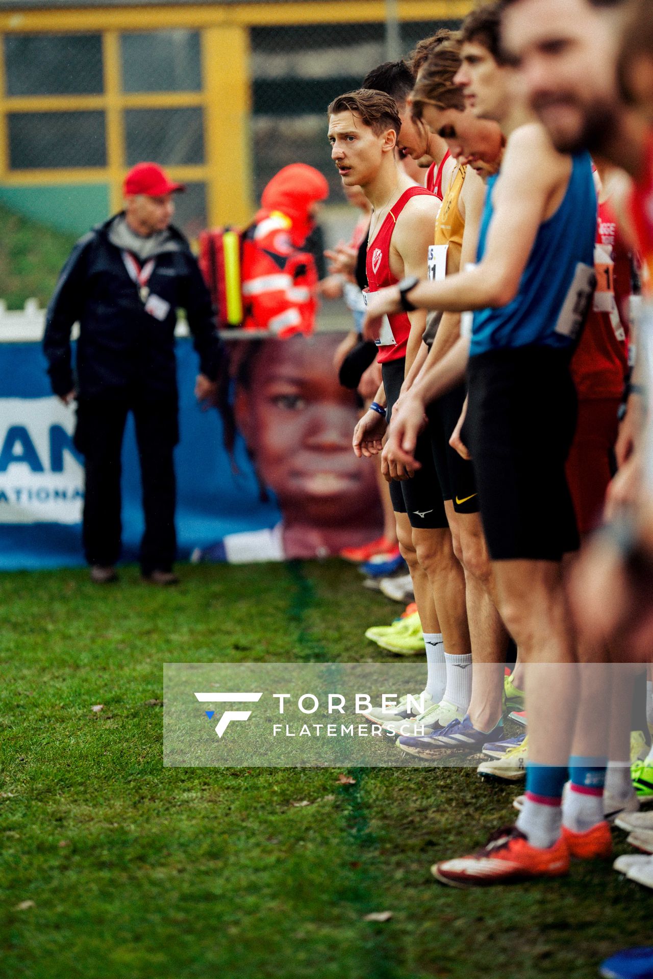 Artur Beimler (LC Cottbus) im Lauf L10 - Männer, U23 Langstrecke bei den Deutschen Meisterschaften im Crosslauf auf dem Sportgelände Bürgerpark Nord am 30.11.2025 in Darmstadt