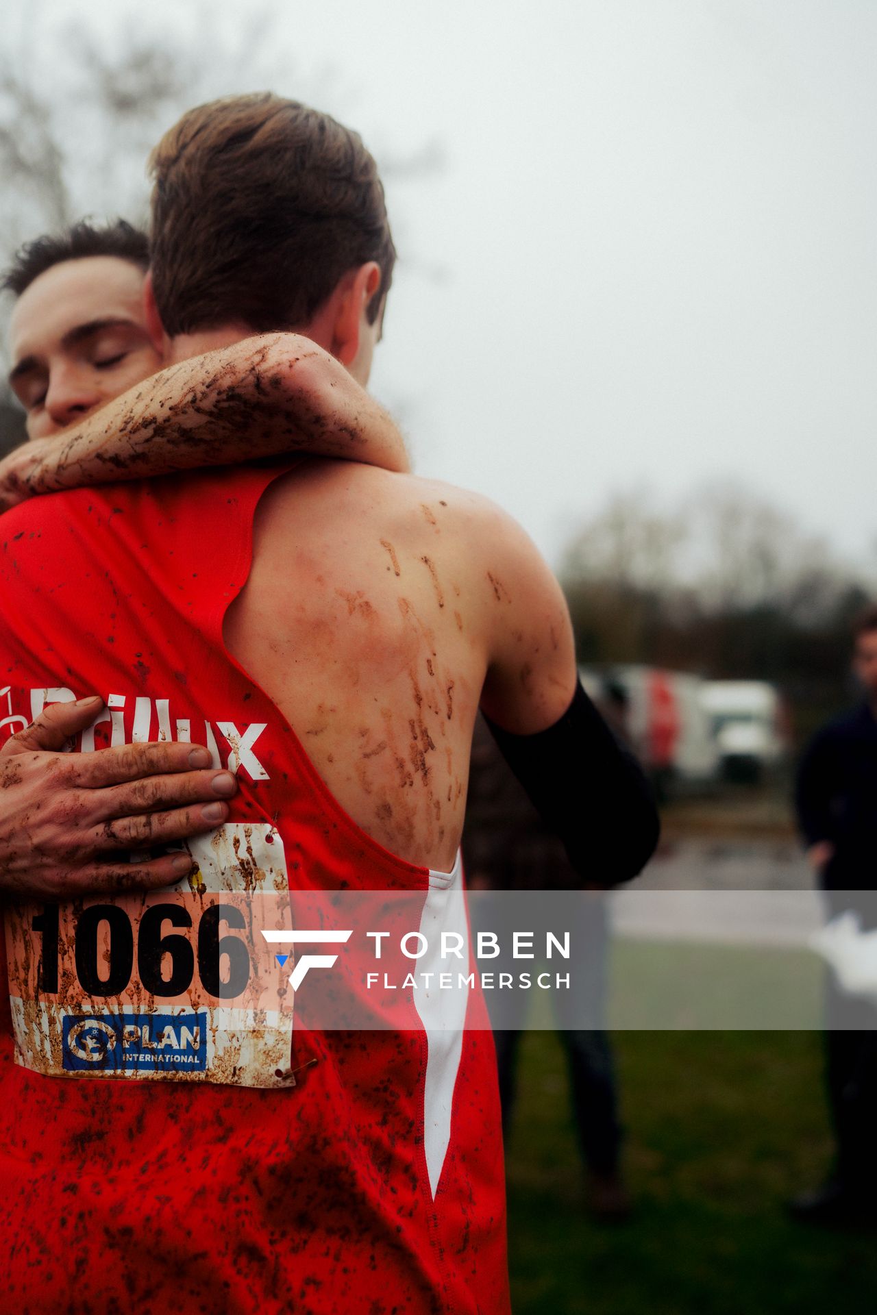Silas Zahlten (LG Brillux Münster) im Lauf L10 - Männer, U23 Langstrecke bei den Deutschen Meisterschaften im Crosslauf auf dem Sportgelände Bürgerpark Nord am 30.11.2025 in Darmstadt