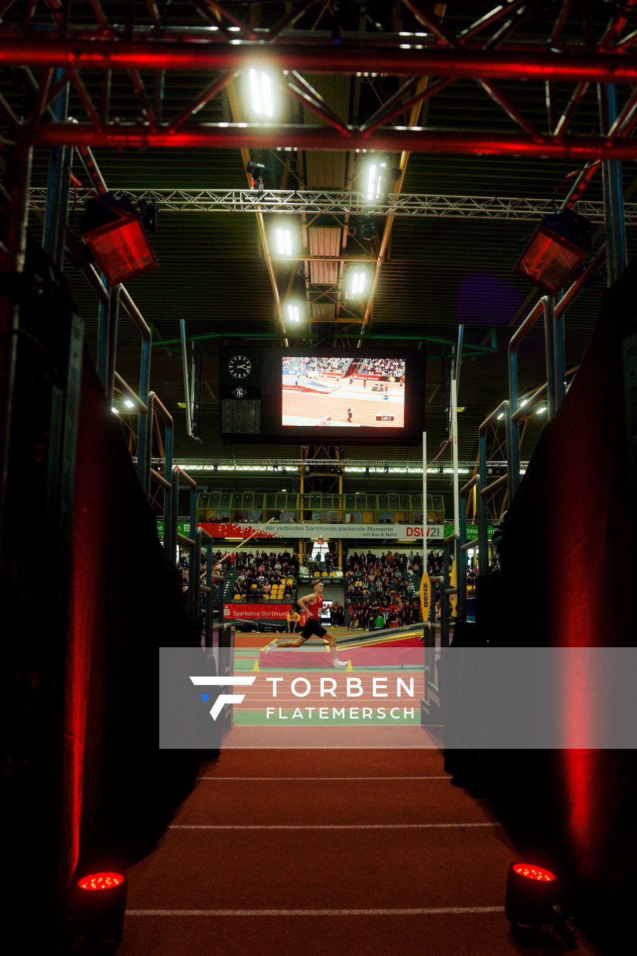 Jan de Vries (DSC Oldenburg) am 08.02.2026 beim Sparkassen Indoor Meeting in der Helmut-Körnig-Halle in Dortmund