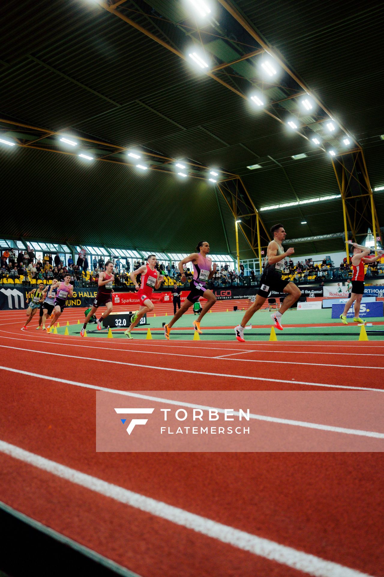 Malik Skupin-Alfa (LG Offenburg) am 08.02.2026 beim Sparkassen Indoor Meeting in der Helmut-Körnig-Halle in Dortmund