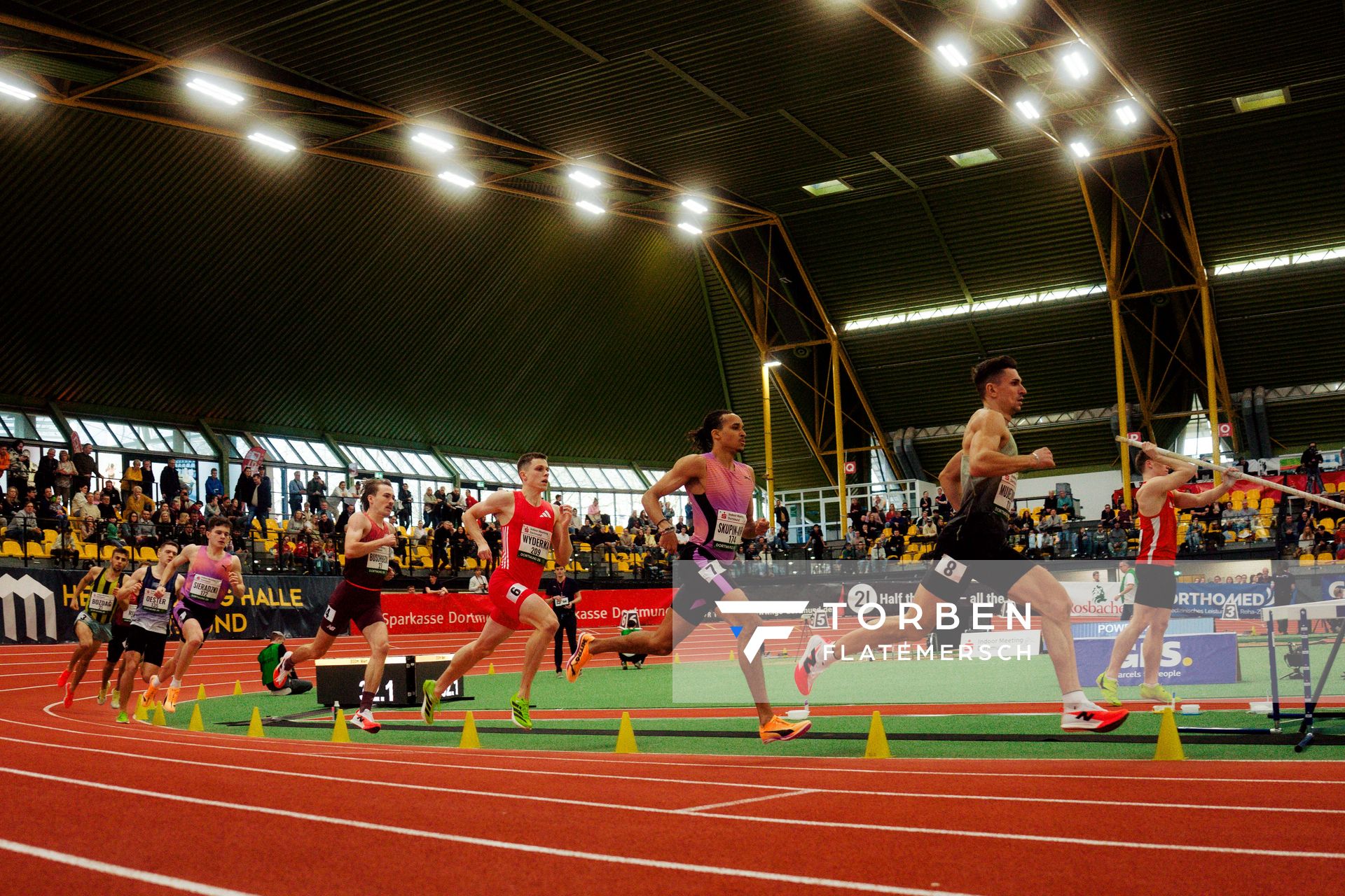 Malik Skupin-Alfa (LG Offenburg) am 08.02.2026 beim Sparkassen Indoor Meeting in der Helmut-Körnig-Halle in Dortmund