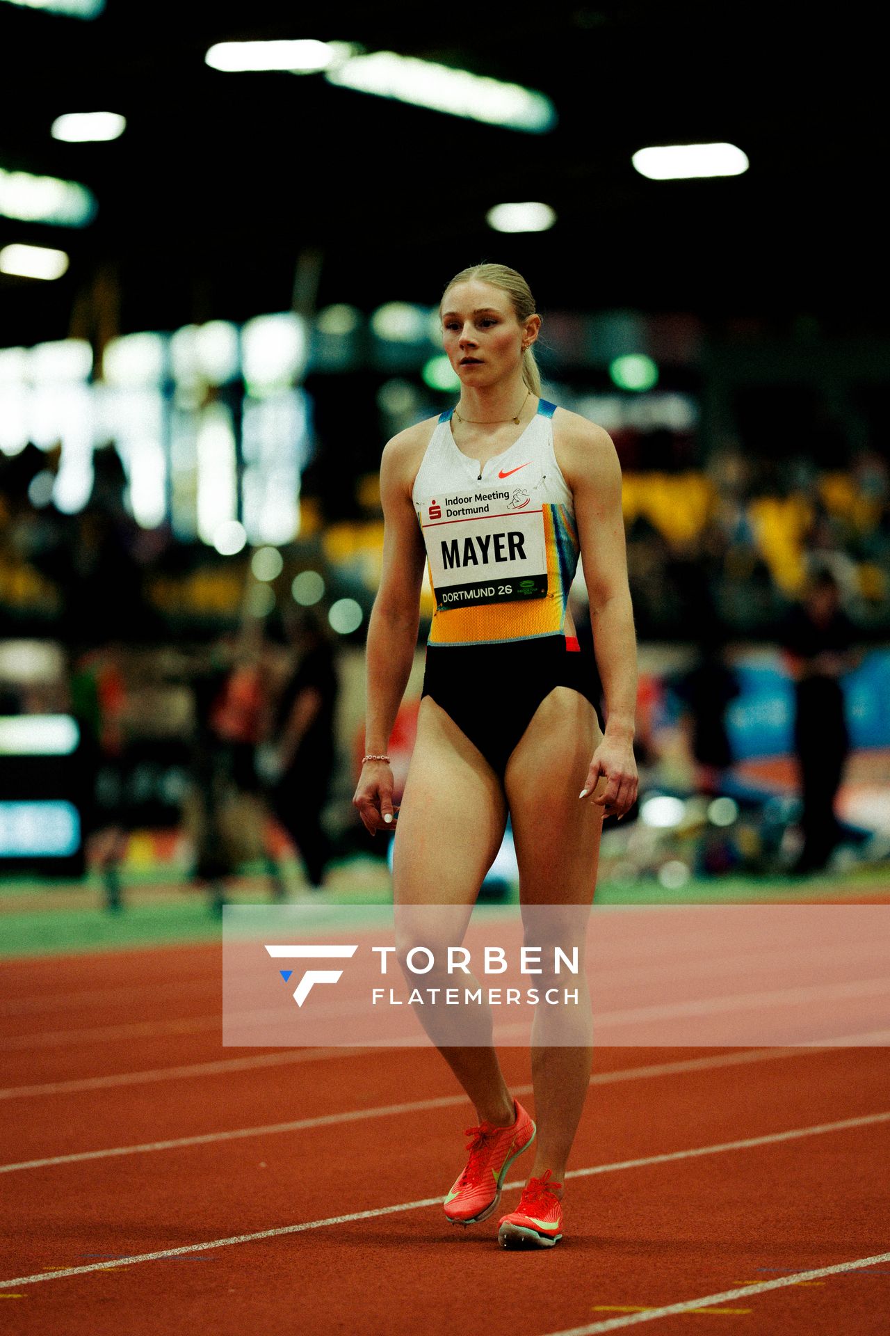 Sina Mayer (LAZ Zweibrücken) am 08.02.2026 beim Sparkassen Indoor Meeting in der Helmut-Körnig-Halle in Dortmund