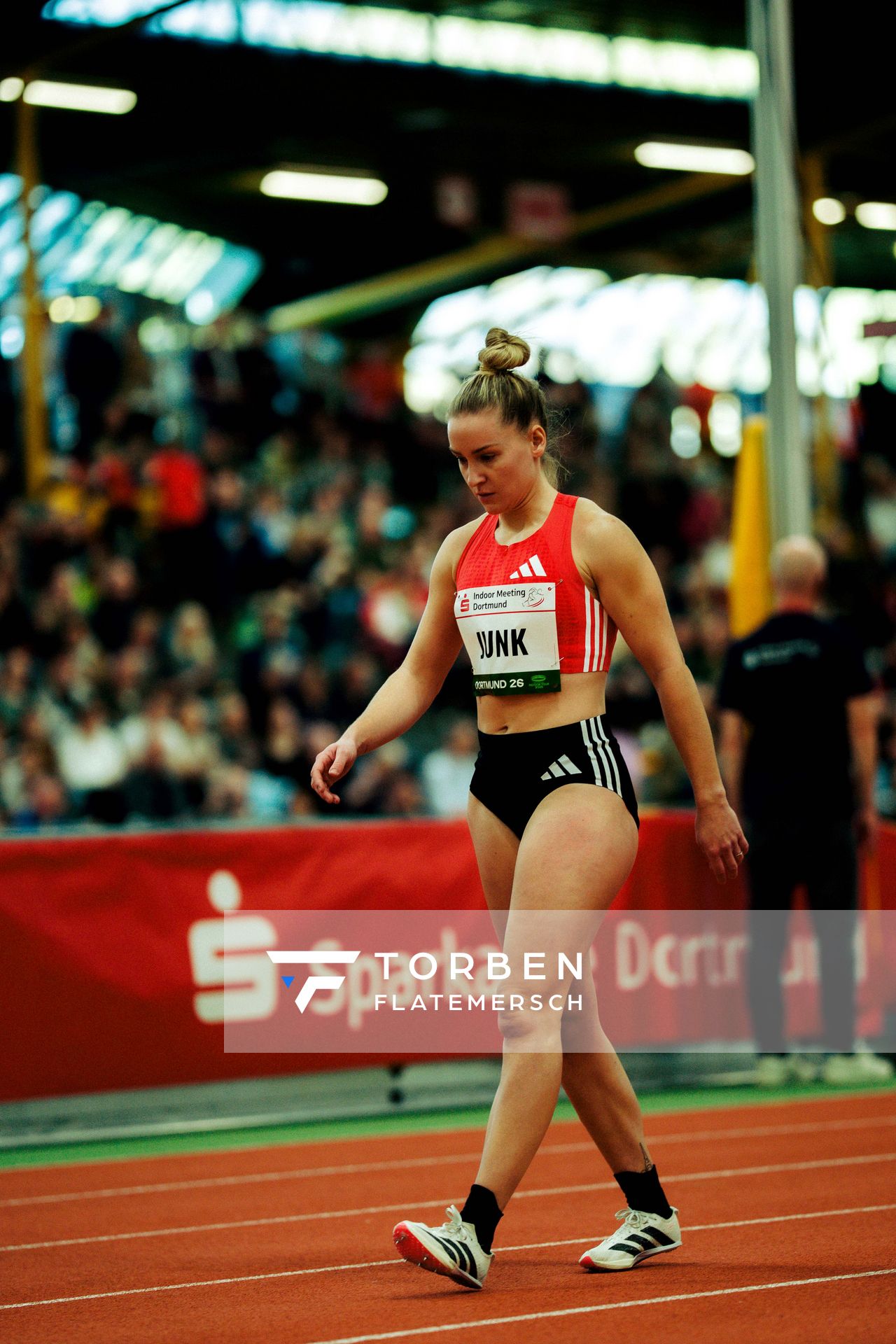 Sophia Junk (LG Rhein-Wied) am 08.02.2026 beim Sparkassen Indoor Meeting in der Helmut-Körnig-Halle in Dortmund