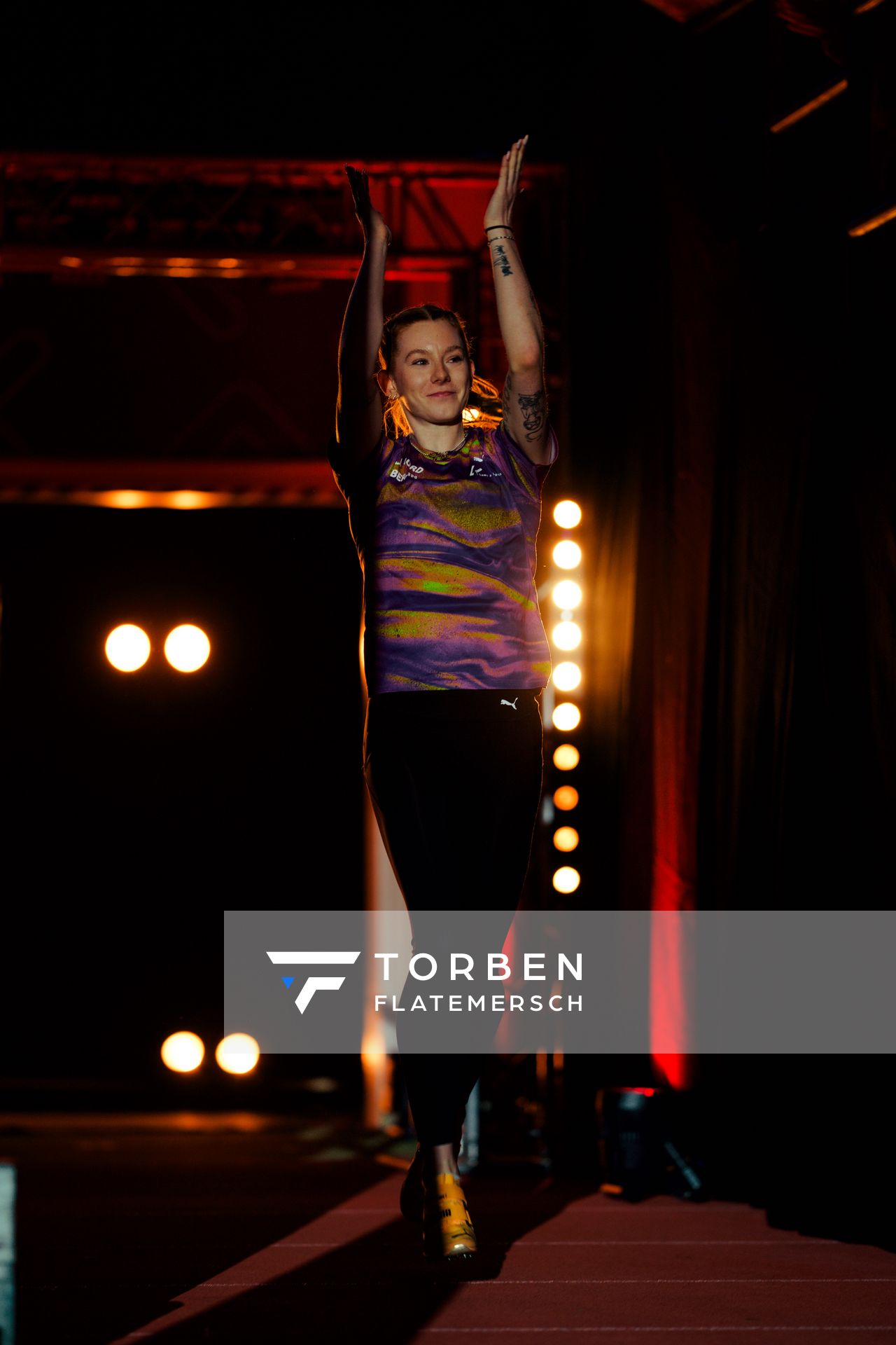 Sarah-Michelle Kudla (LG Nord Berlin) am 08.02.2026 beim Sparkassen Indoor Meeting in der Helmut-Körnig-Halle in Dortmund