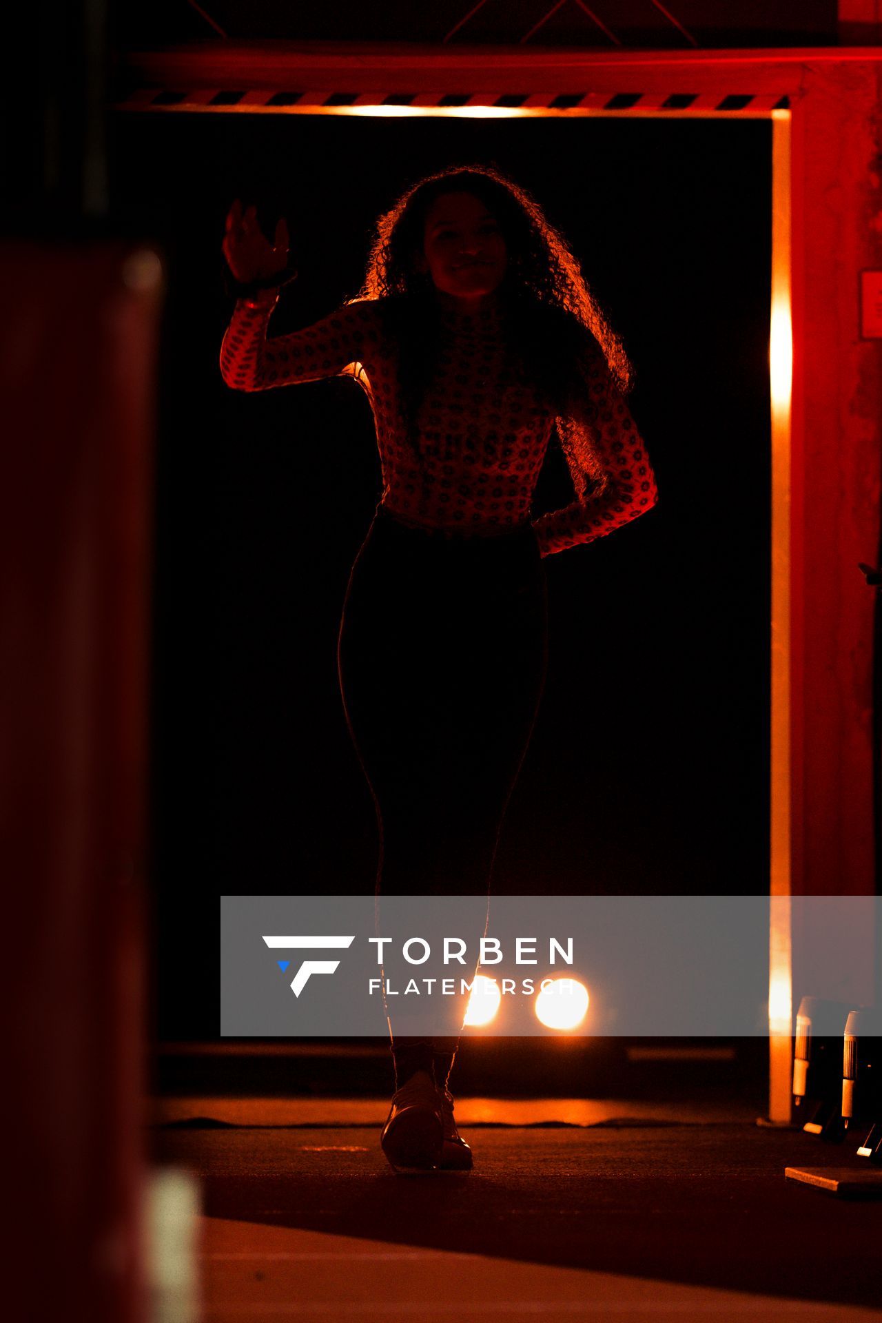 Saliyya Guisse (Belgien) am 08.02.2026 beim Sparkassen Indoor Meeting in der Helmut-Körnig-Halle in Dortmund