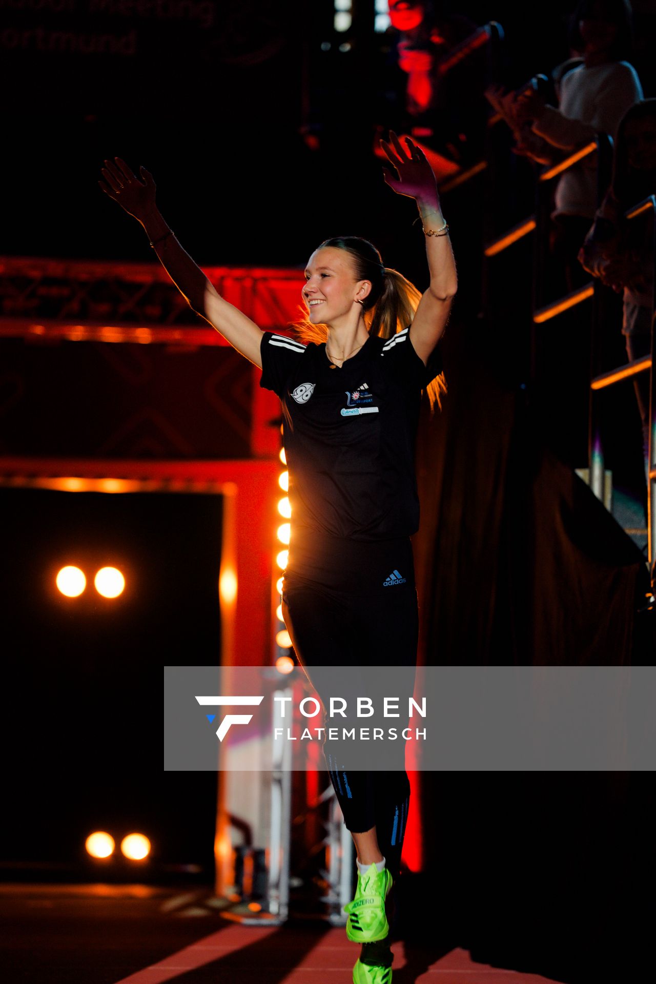 Kira Wittmann (Hannover 96) am 08.02.2026 beim Sparkassen Indoor Meeting in der Helmut-Körnig-Halle in Dortmund