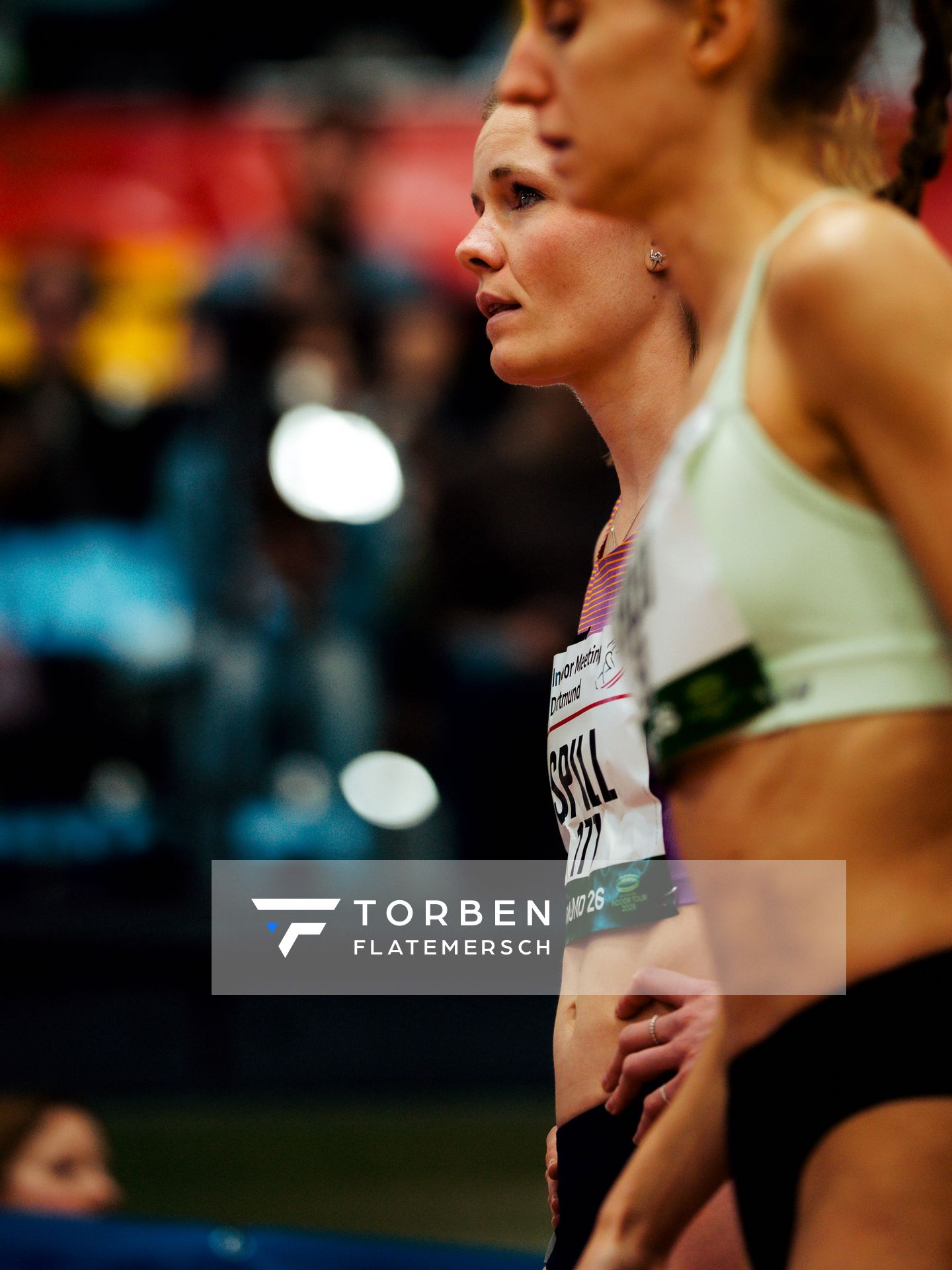 Tanja Spill (TSV Bayer Dormagen) am 08.02.2026 beim Sparkassen Indoor Meeting in der Helmut-Körnig-Halle in Dortmund