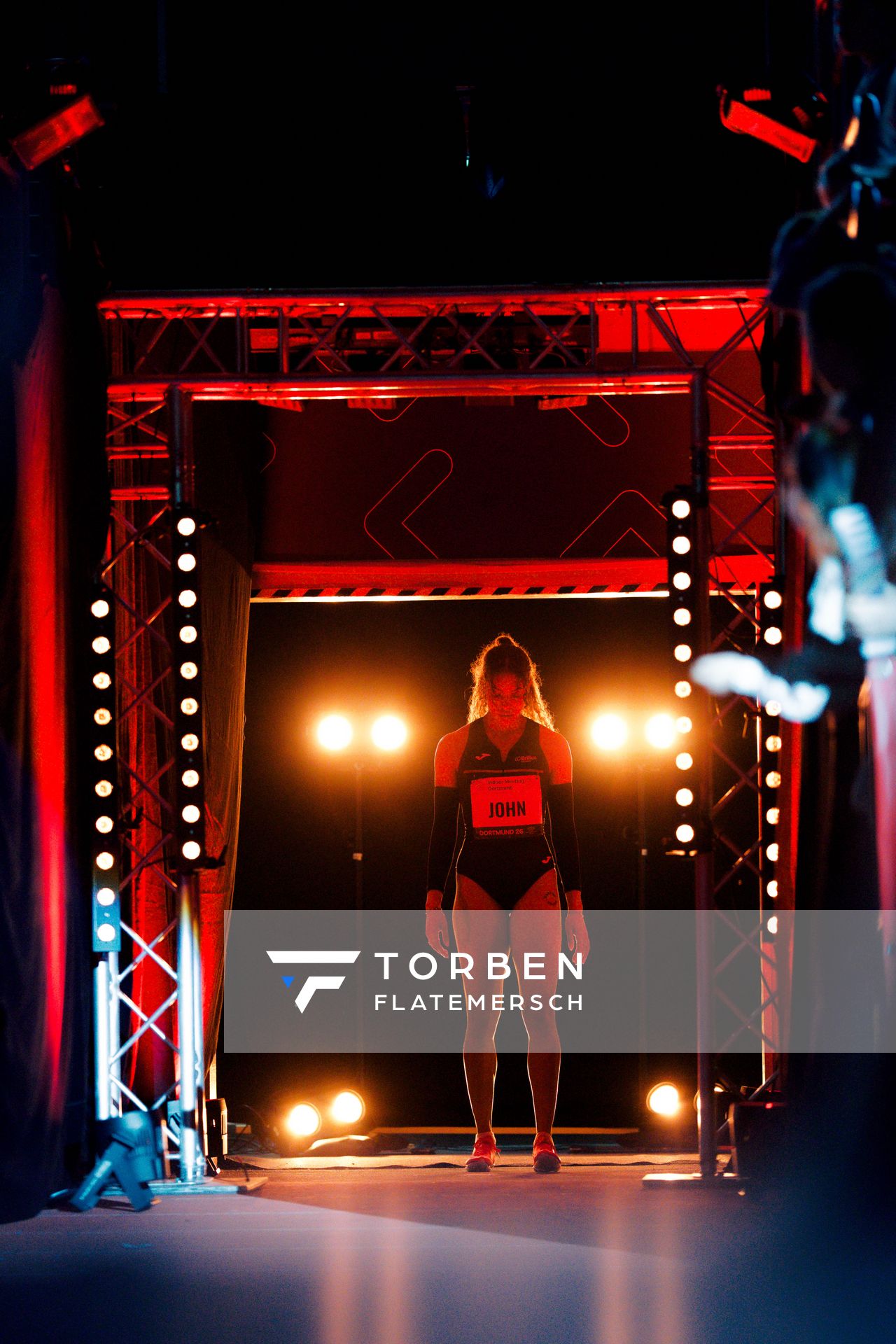 Viola John (LG Brillux Münster) am 08.02.2026 beim Sparkassen Indoor Meeting in der Helmut-Körnig-Halle in Dortmund