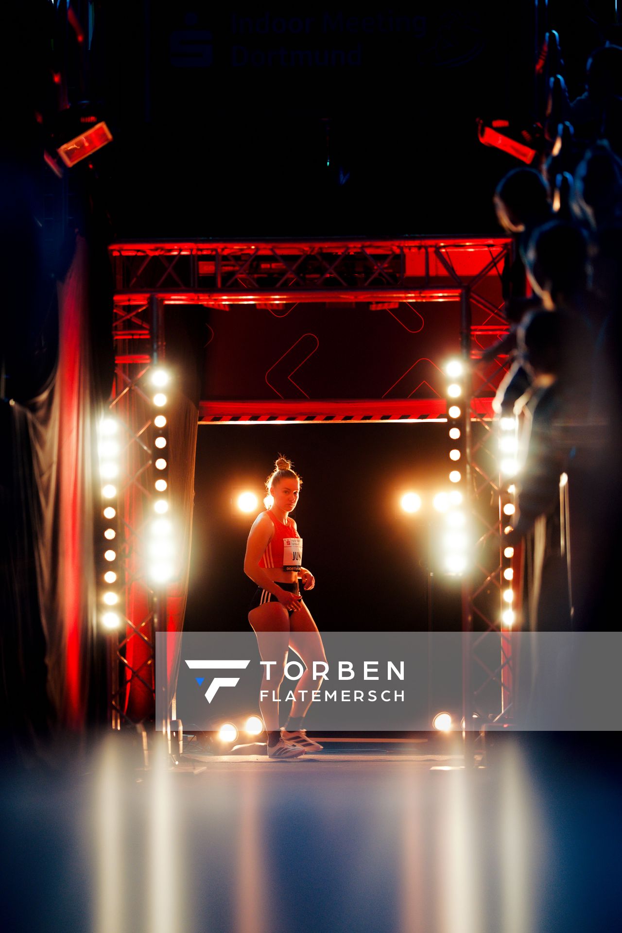 Sophia Junk (LG Rhein-Wied) am 08.02.2026 beim Sparkassen Indoor Meeting in der Helmut-Körnig-Halle in Dortmund