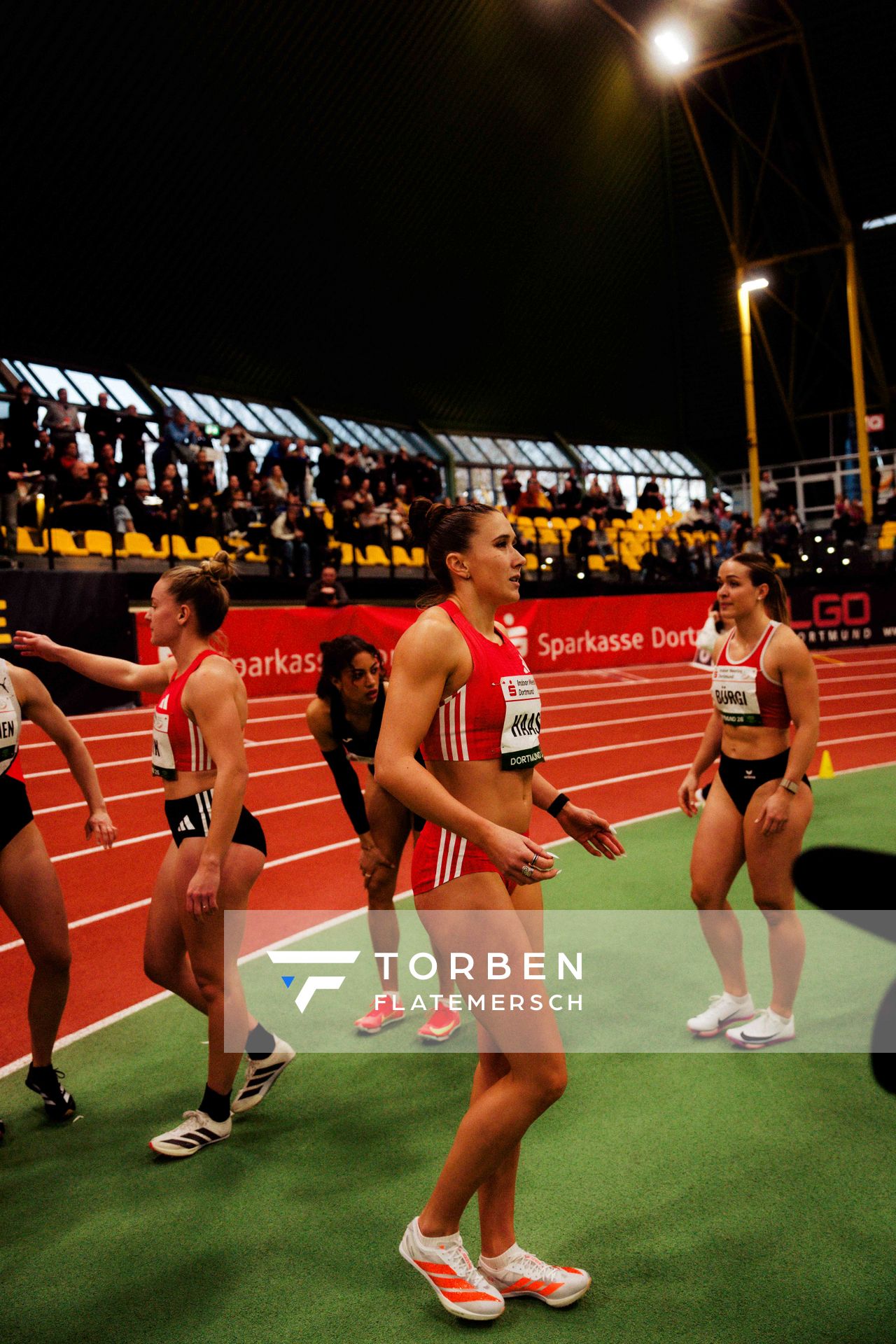 Rebekka Haase (Sprintteam Wetzlar) am 08.02.2026 beim Sparkassen Indoor Meeting in der Helmut-Körnig-Halle in Dortmund